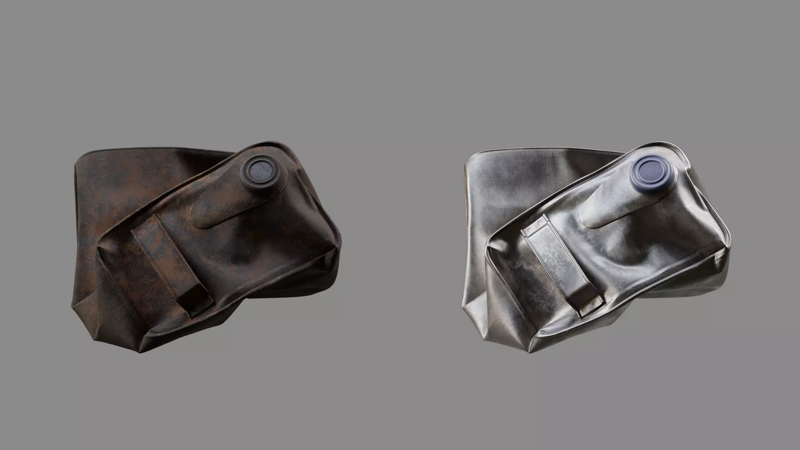 Crushed Paint Can Rectangular 04 3D model_9