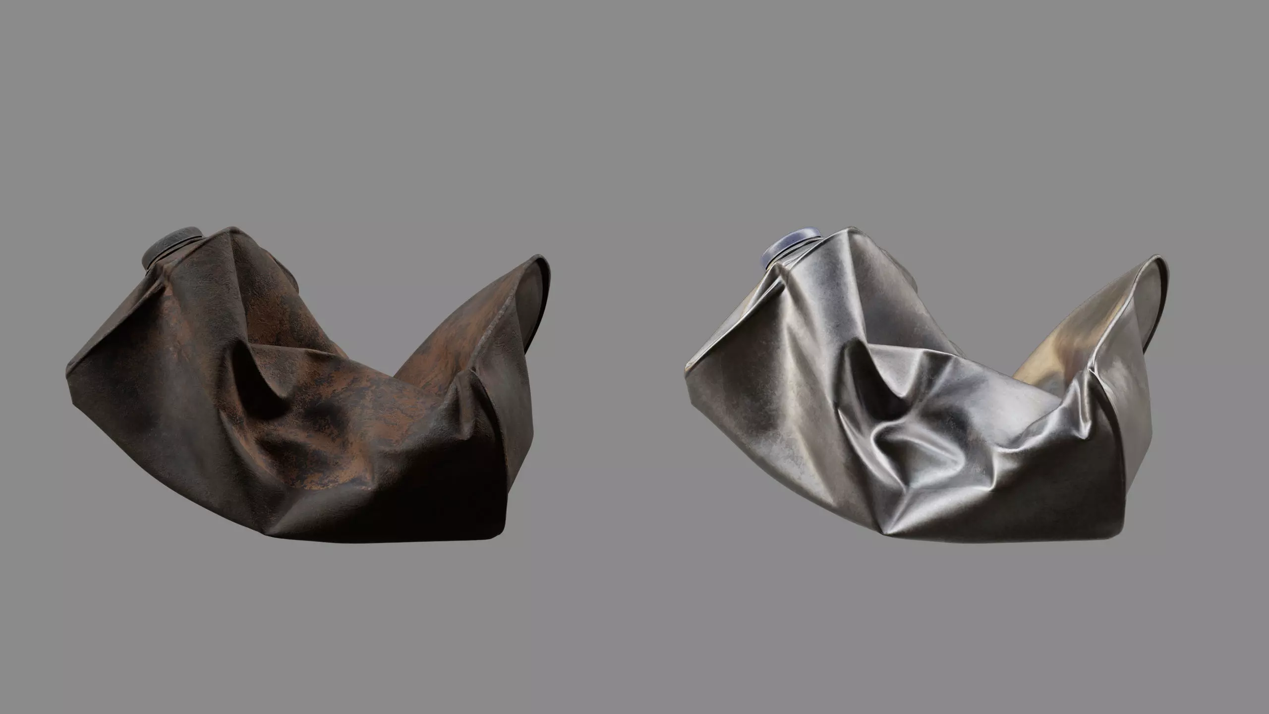 Crushed Paint Can Rectangular 04 3D model_11