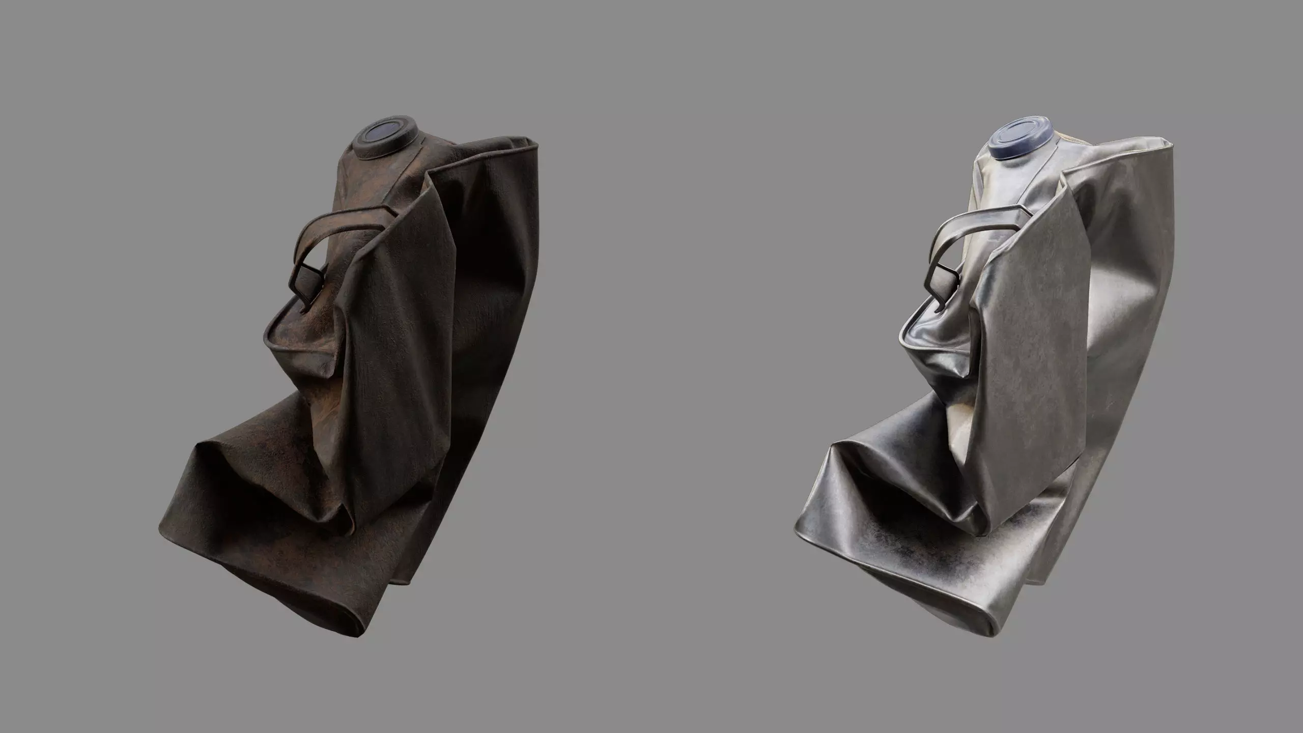 Crushed Paint Can Rectangular 05 3D model_3