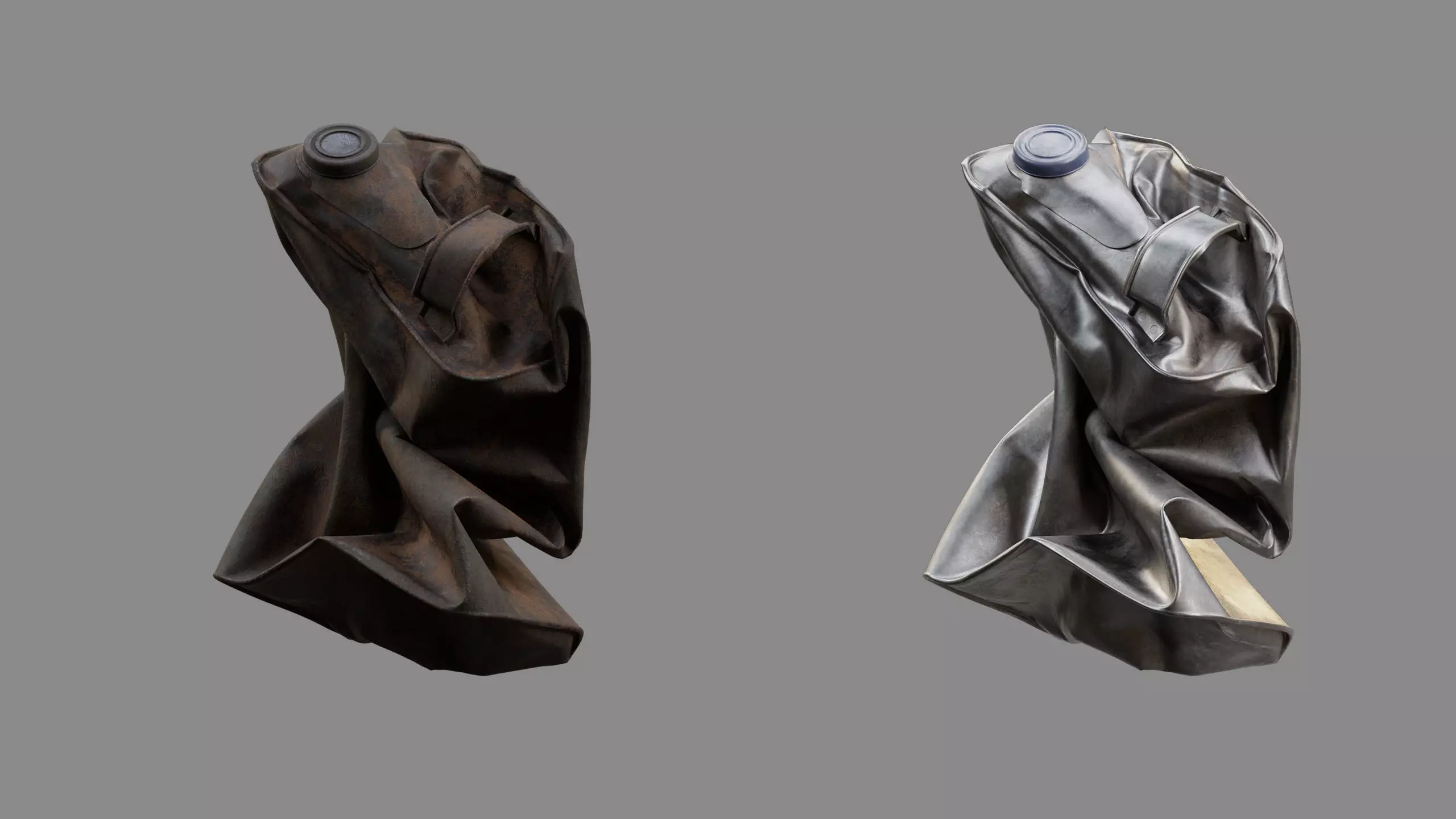 Crushed Paint Can Rectangular 05 3D model_2