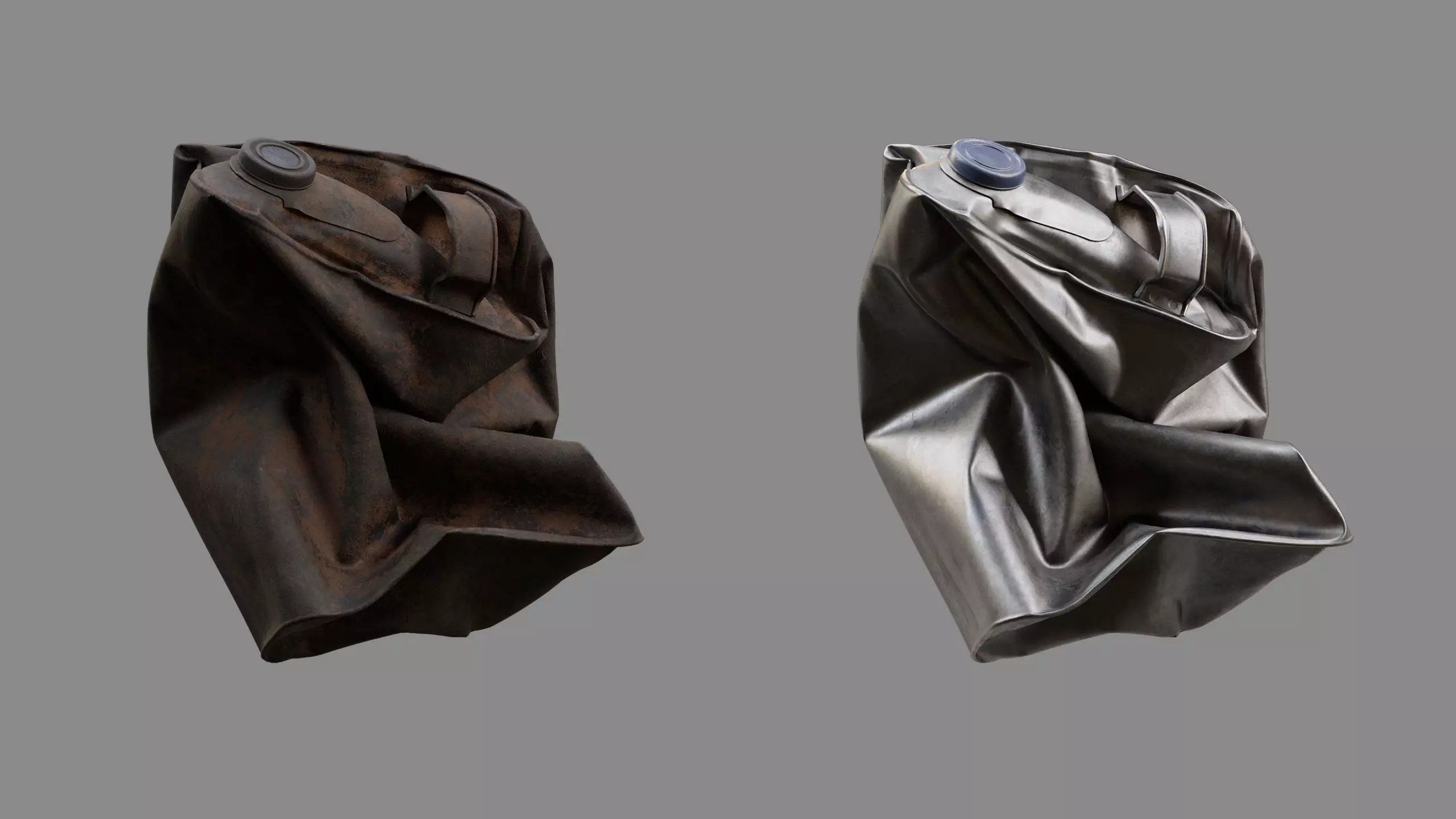 Crushed Paint Can Rectangular 05 3D model_7