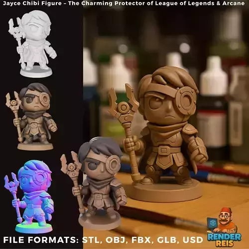 Jayce Chibi Figure