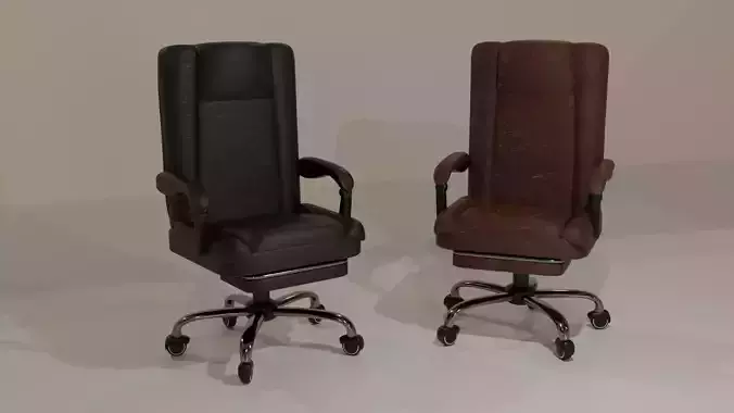 PACK 2 Leather Office Chair