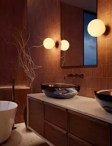 Bathroom Interior 3d Scene