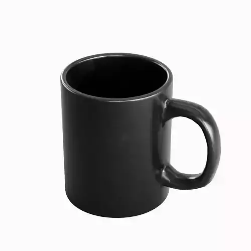 Coffee Mug B 12 Low-poly 3D model