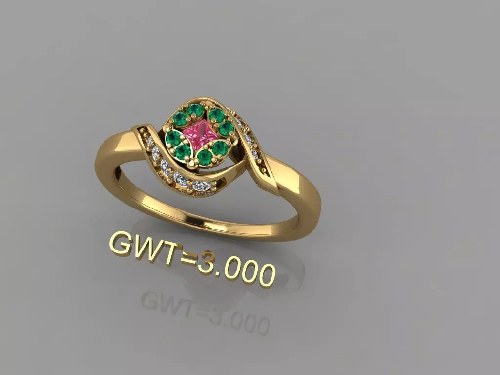 FASION RING 3D model_2