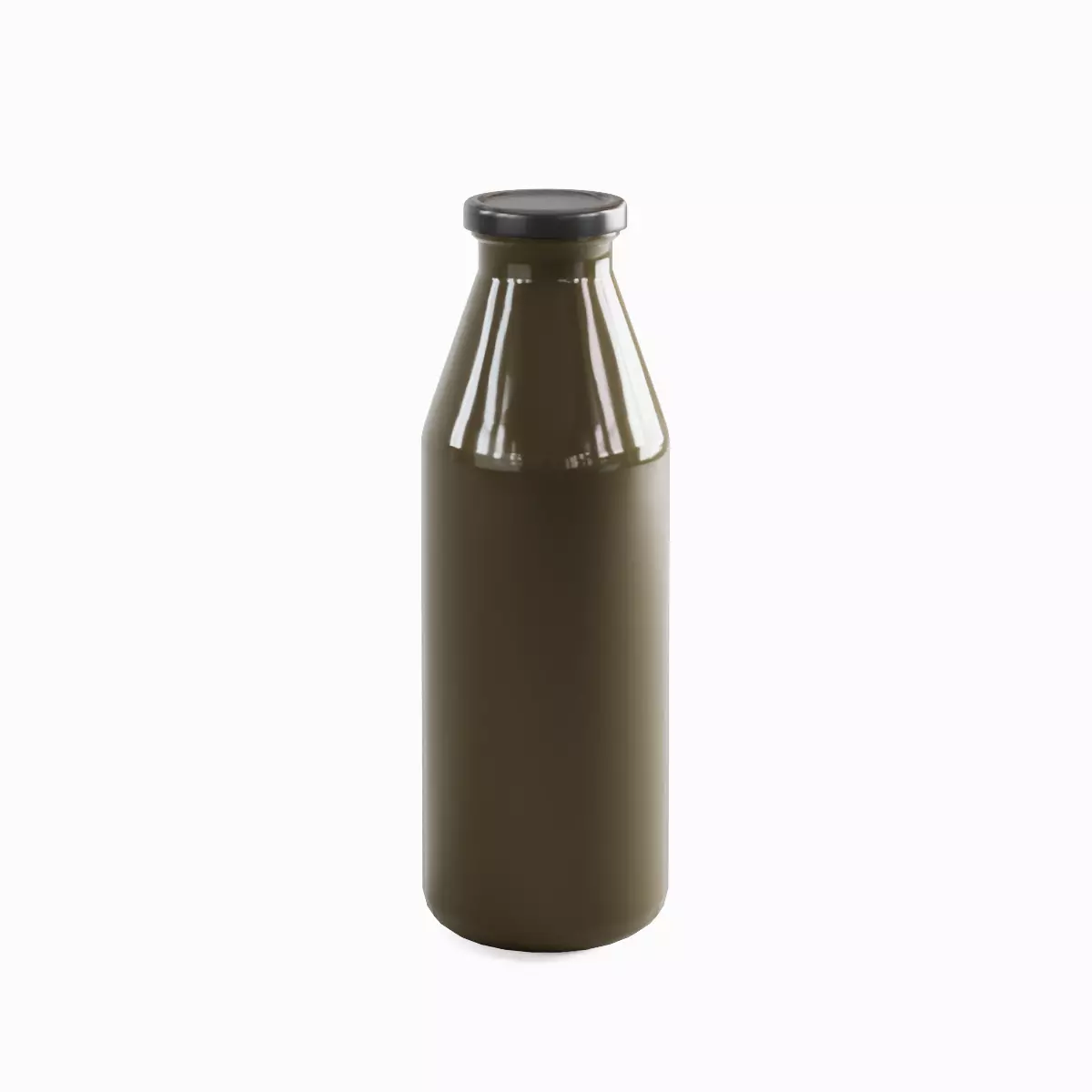 Milk Bottle 04 Low-poly 3D model_3