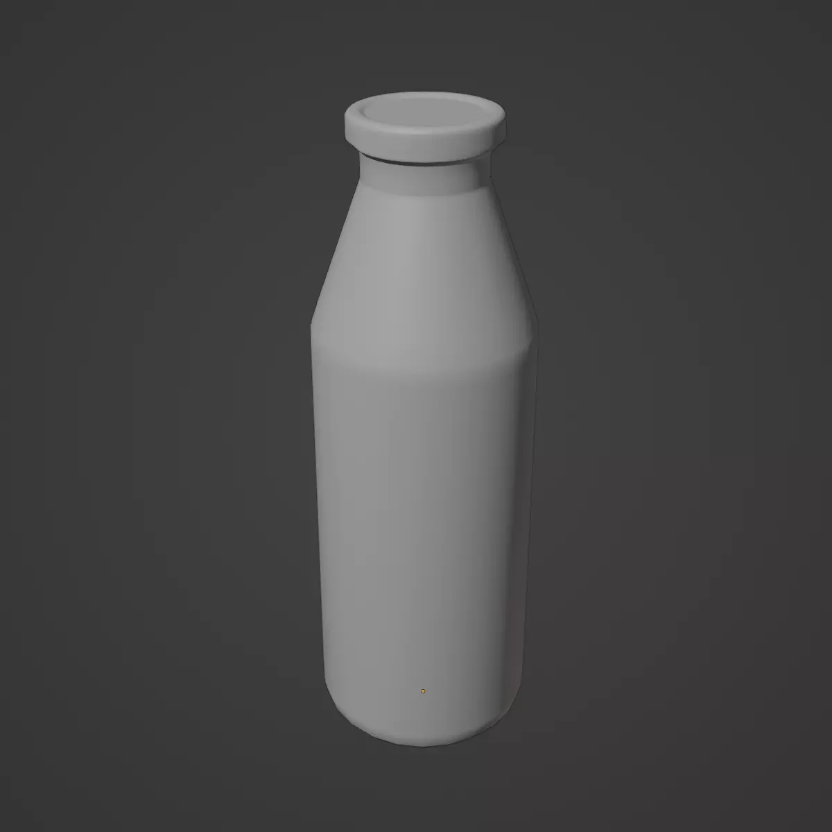 Milk Bottle 04 Low-poly 3D model_9