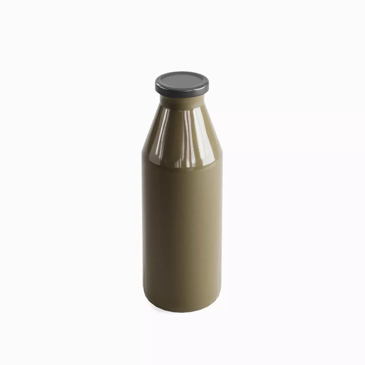 Milk Bottle 04 Low-poly 3D model_0