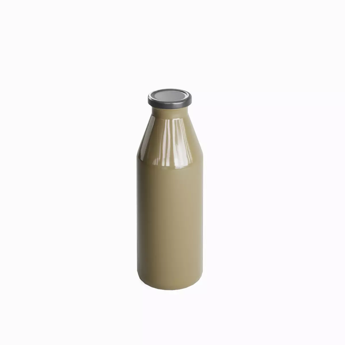 Milk Bottle 04 Low-poly 3D model_4