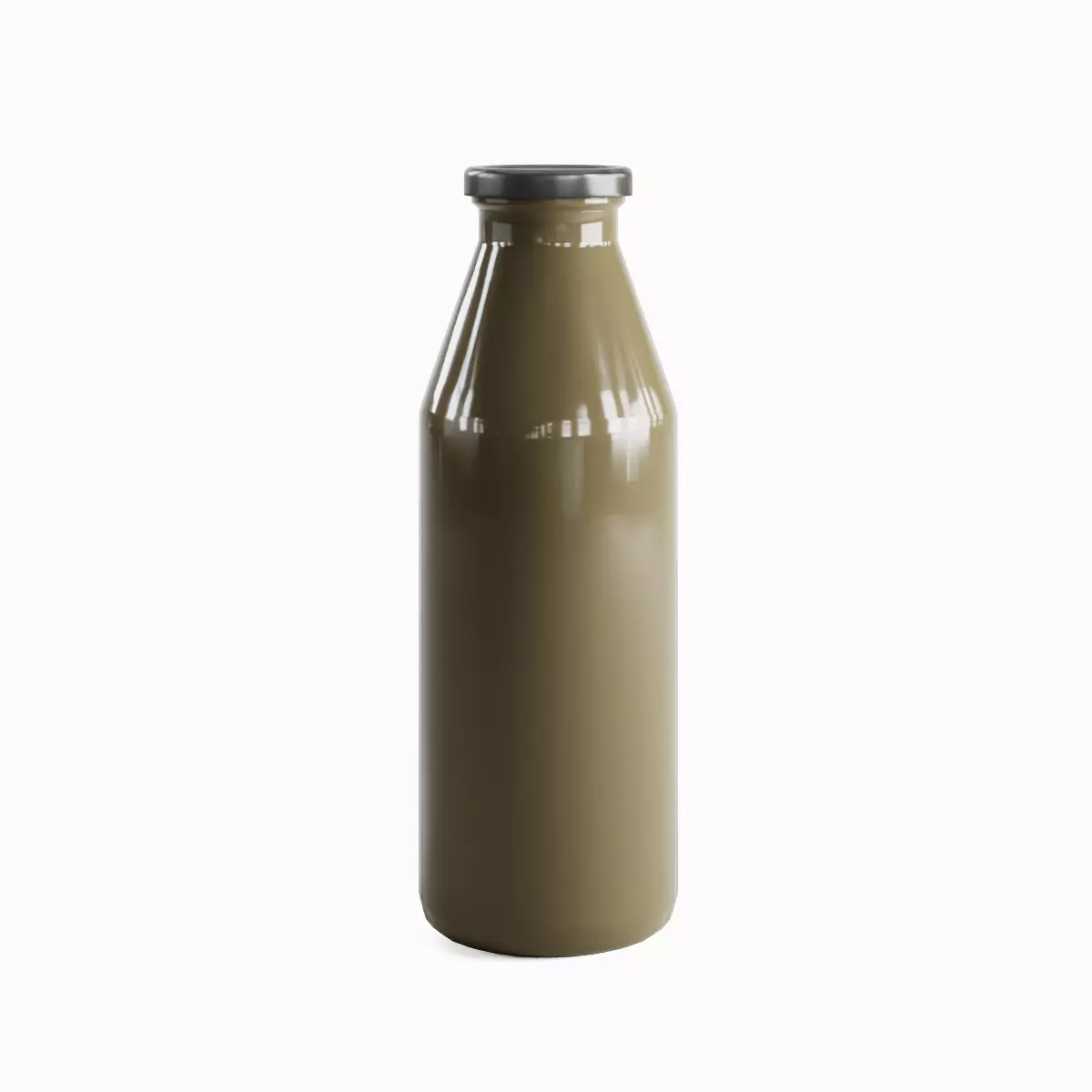 Milk Bottle 04 Low-poly 3D model_2