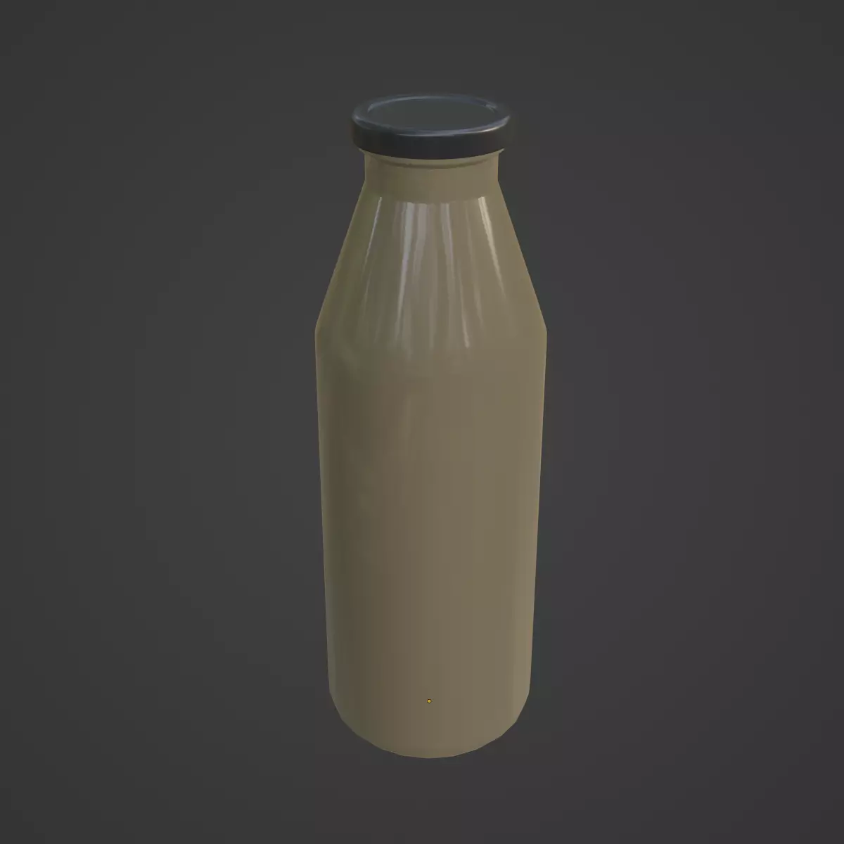 Milk Bottle 04 Low-poly 3D model_6