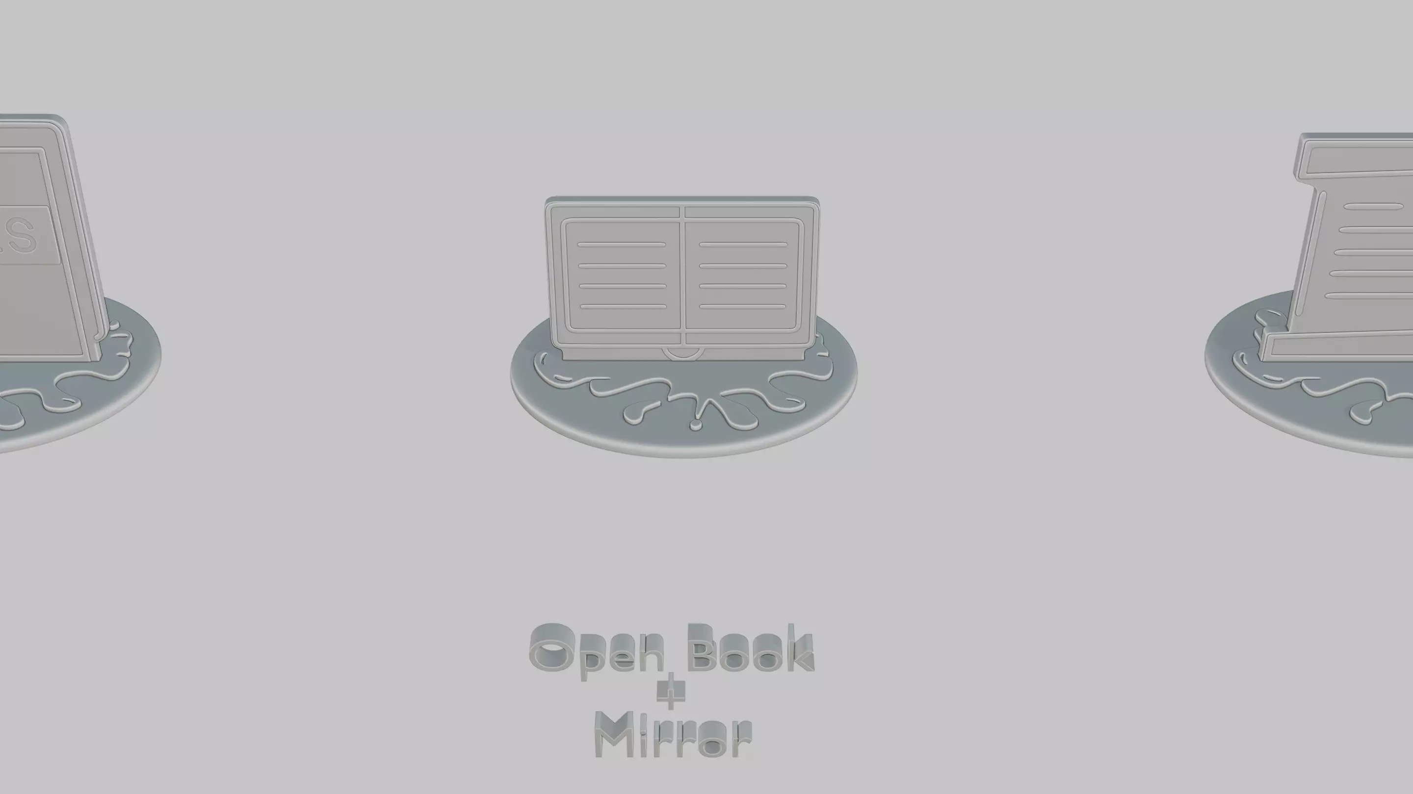 Dark Academia Pack Emoji Statues 3D print model_43