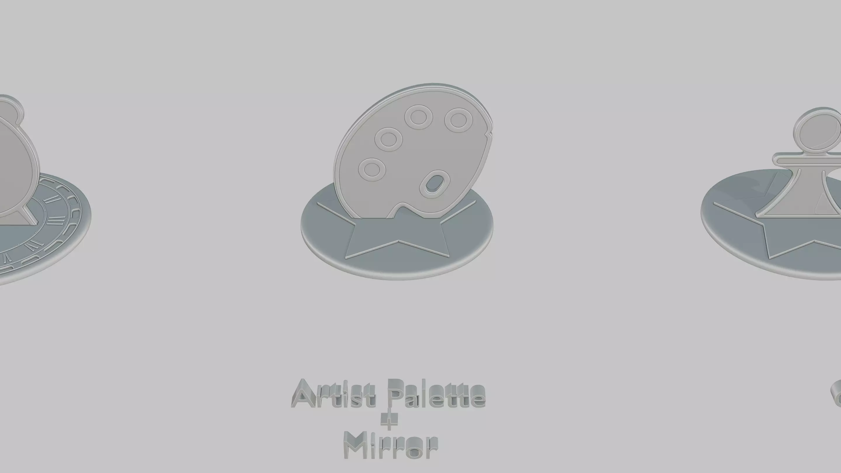 Dark Academia Pack Emoji Statues 3D print model_31