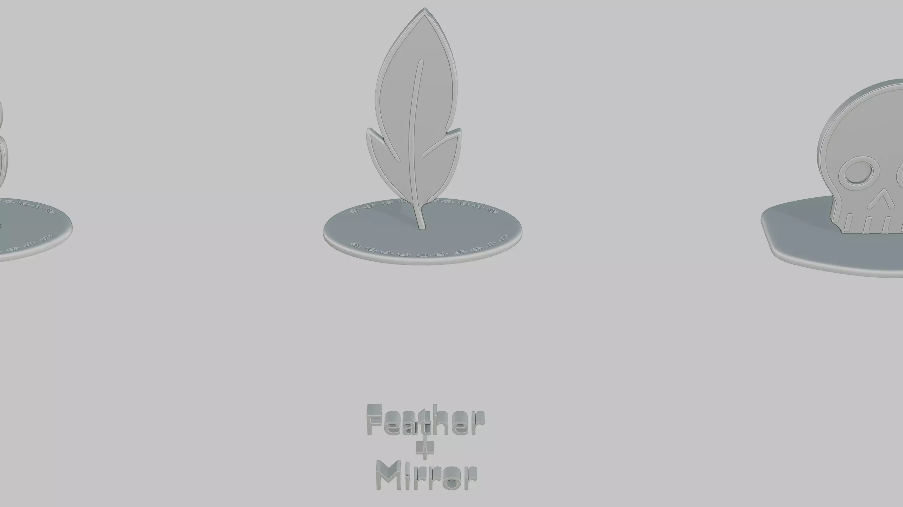 Dark Academia Pack Emoji Statues 3D print model_9