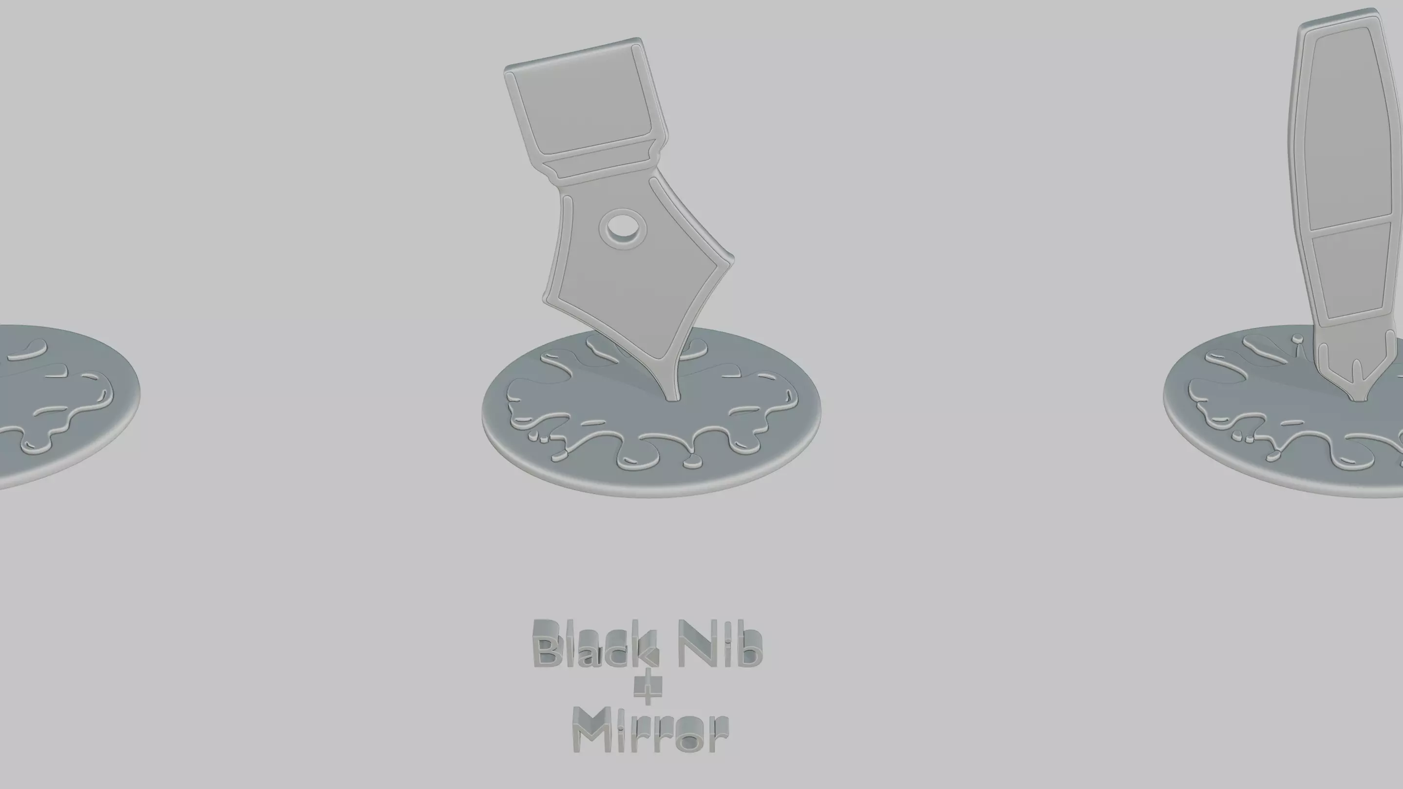 Dark Academia Pack Emoji Statues 3D print model_50