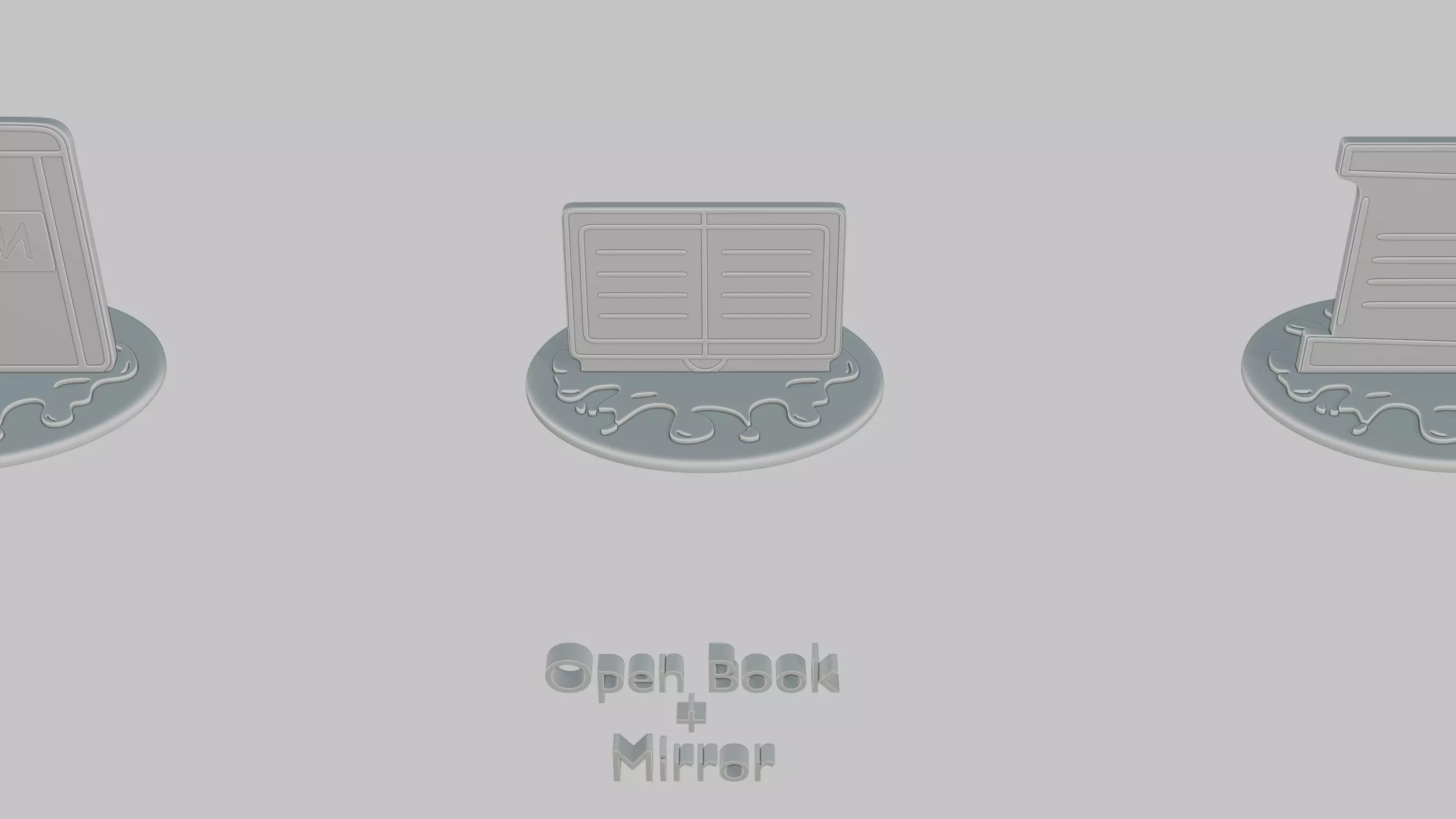 Dark Academia Pack Emoji Statues 3D print model_44