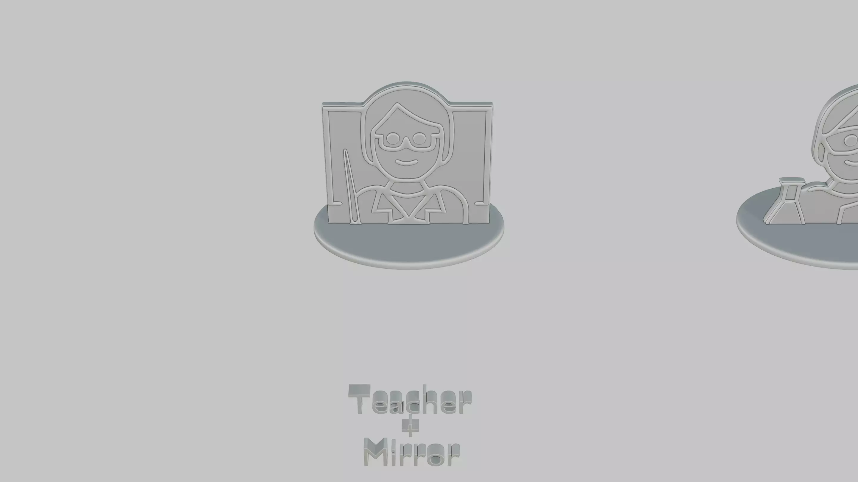 Dark Academia Pack Emoji Statues 3D print model_2