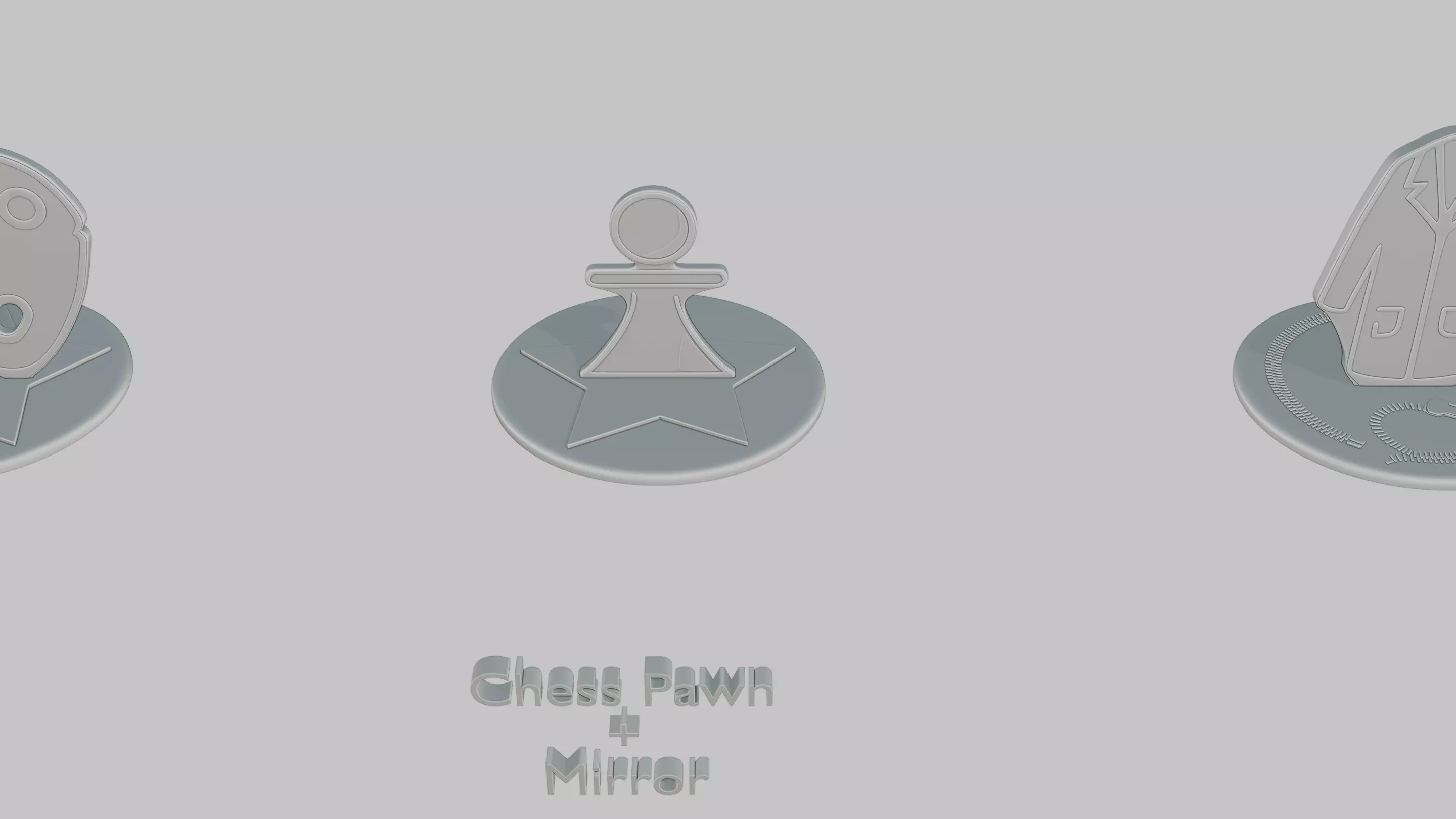 Dark Academia Pack Emoji Statues 3D print model_33