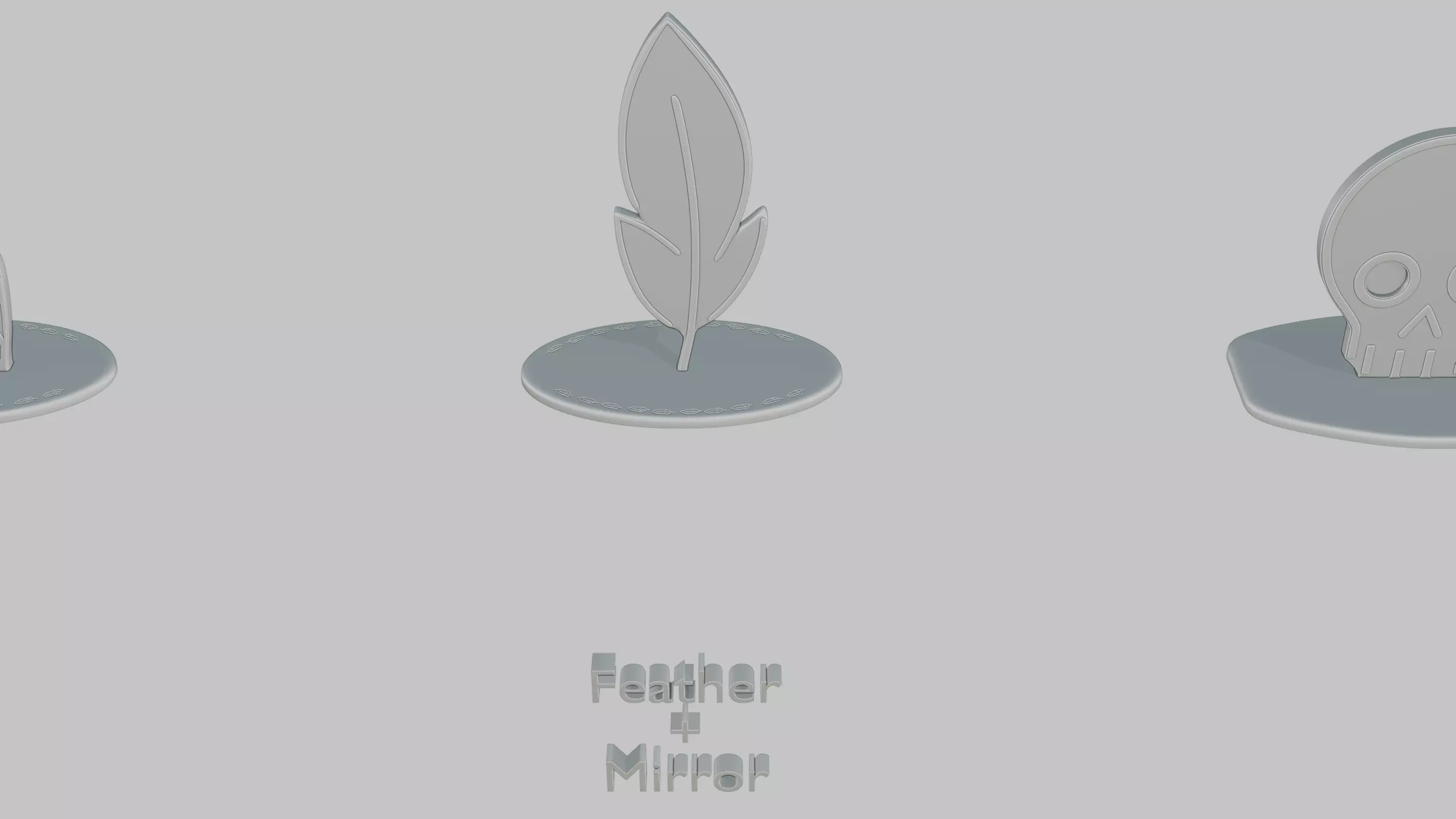 Dark Academia Pack Emoji Statues 3D print model_10