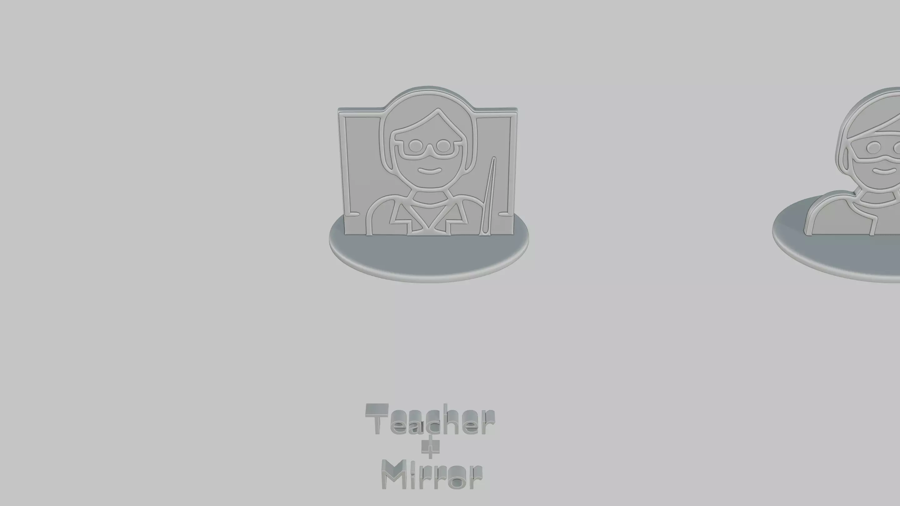 Dark Academia Pack Emoji Statues 3D print model_1