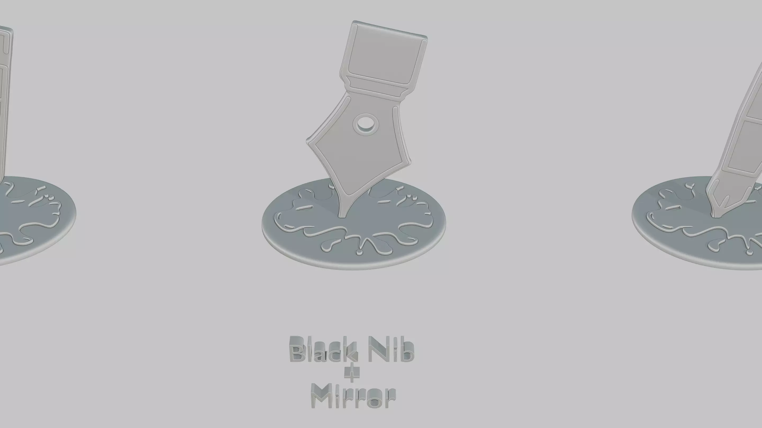 Dark Academia Pack Emoji Statues 3D print model_49