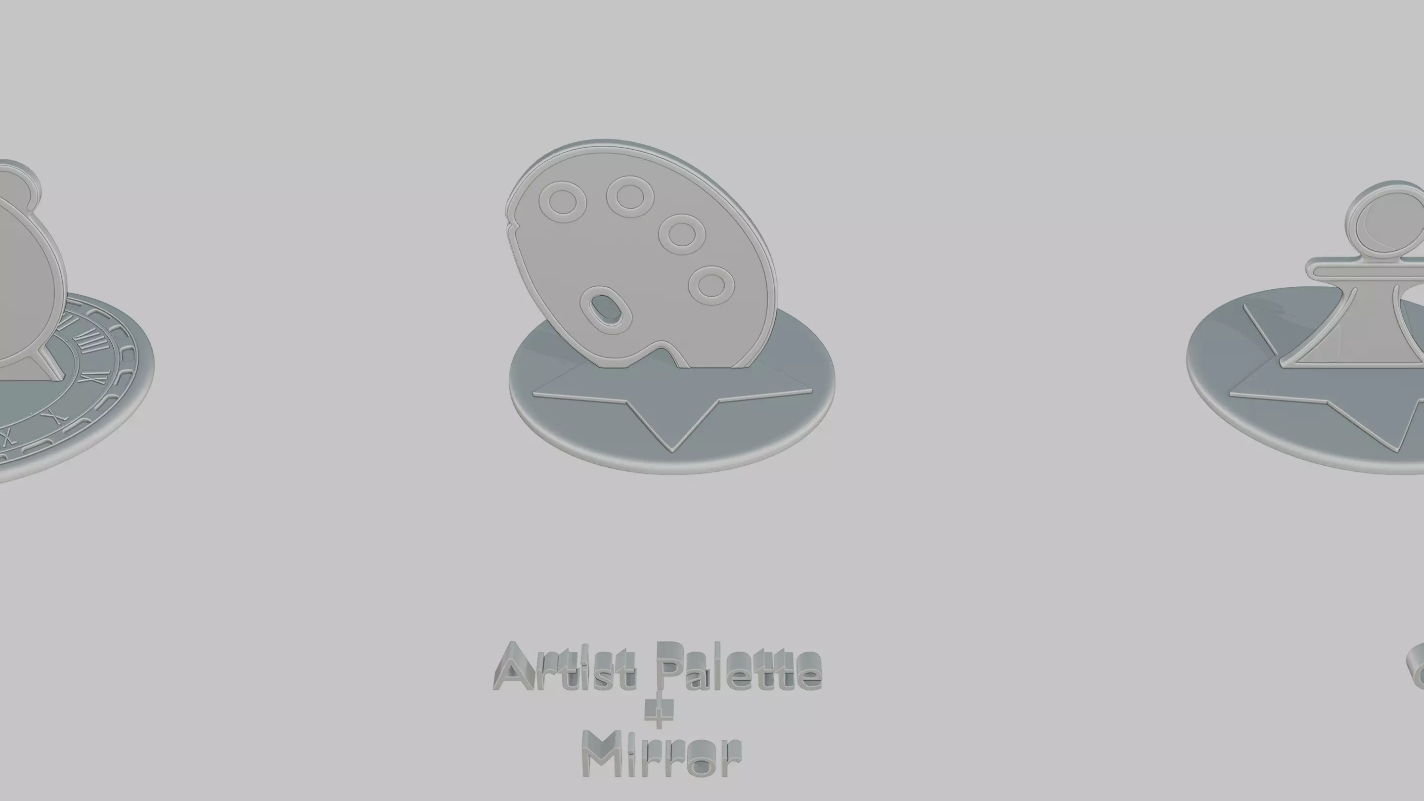 Dark Academia Pack Emoji Statues 3D print model_32