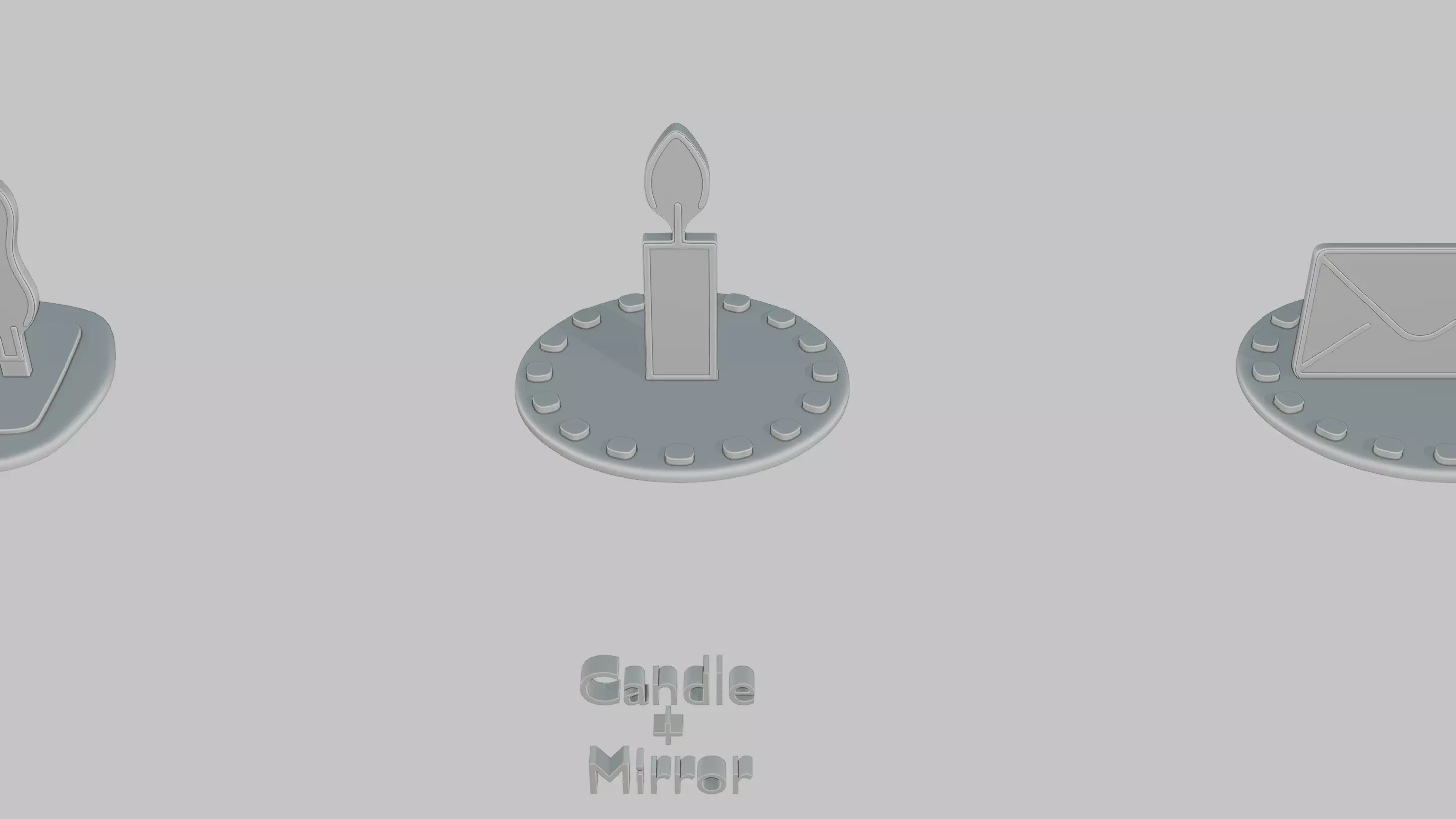 Dark Academia Pack Emoji Statues 3D print model_64