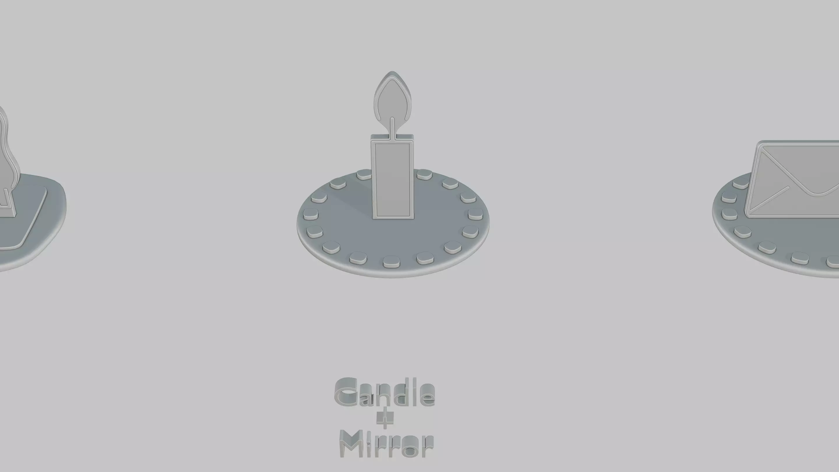 Dark Academia Pack Emoji Statues 3D print model_63