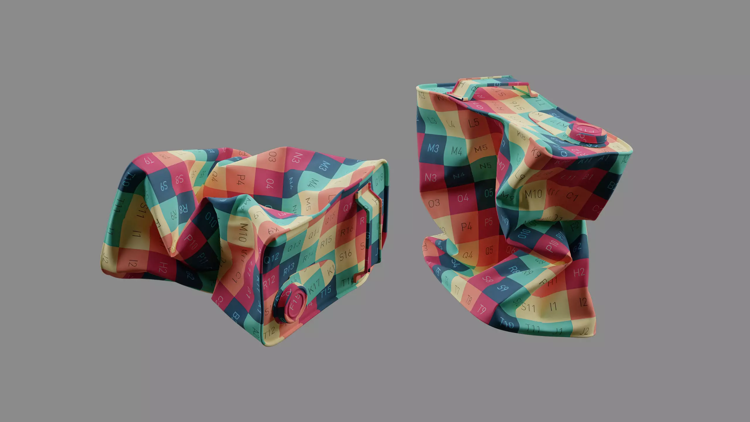 Crushed Paint Can Rectangular 06 3D model_15