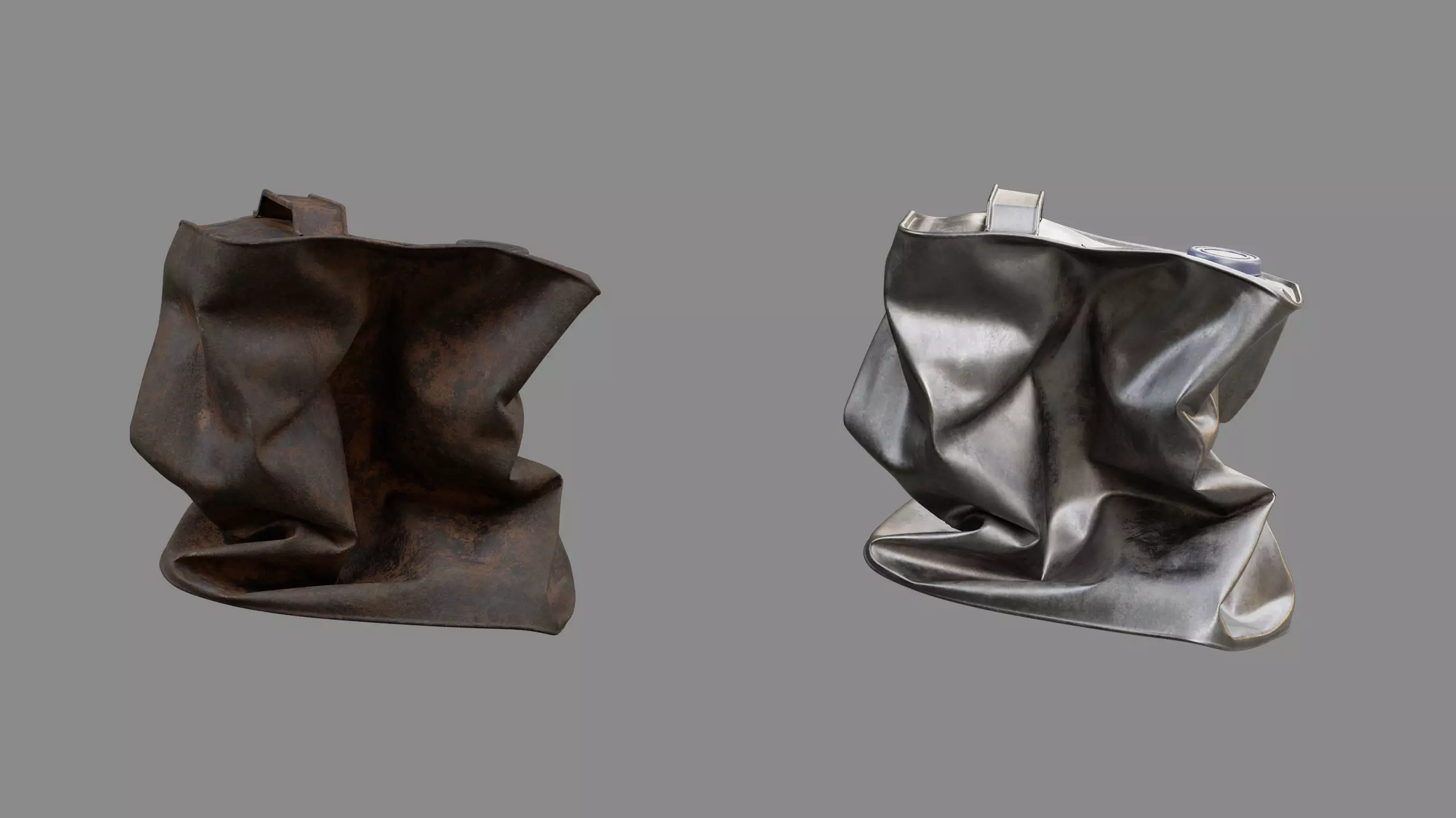 Crushed Paint Can Rectangular 06 3D model_6