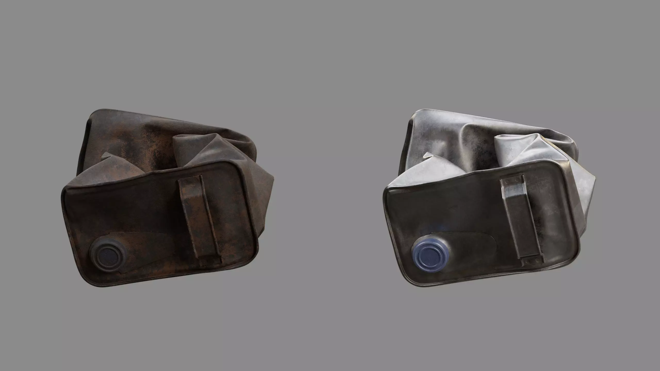 Crushed Paint Can Rectangular 06 3D model_9