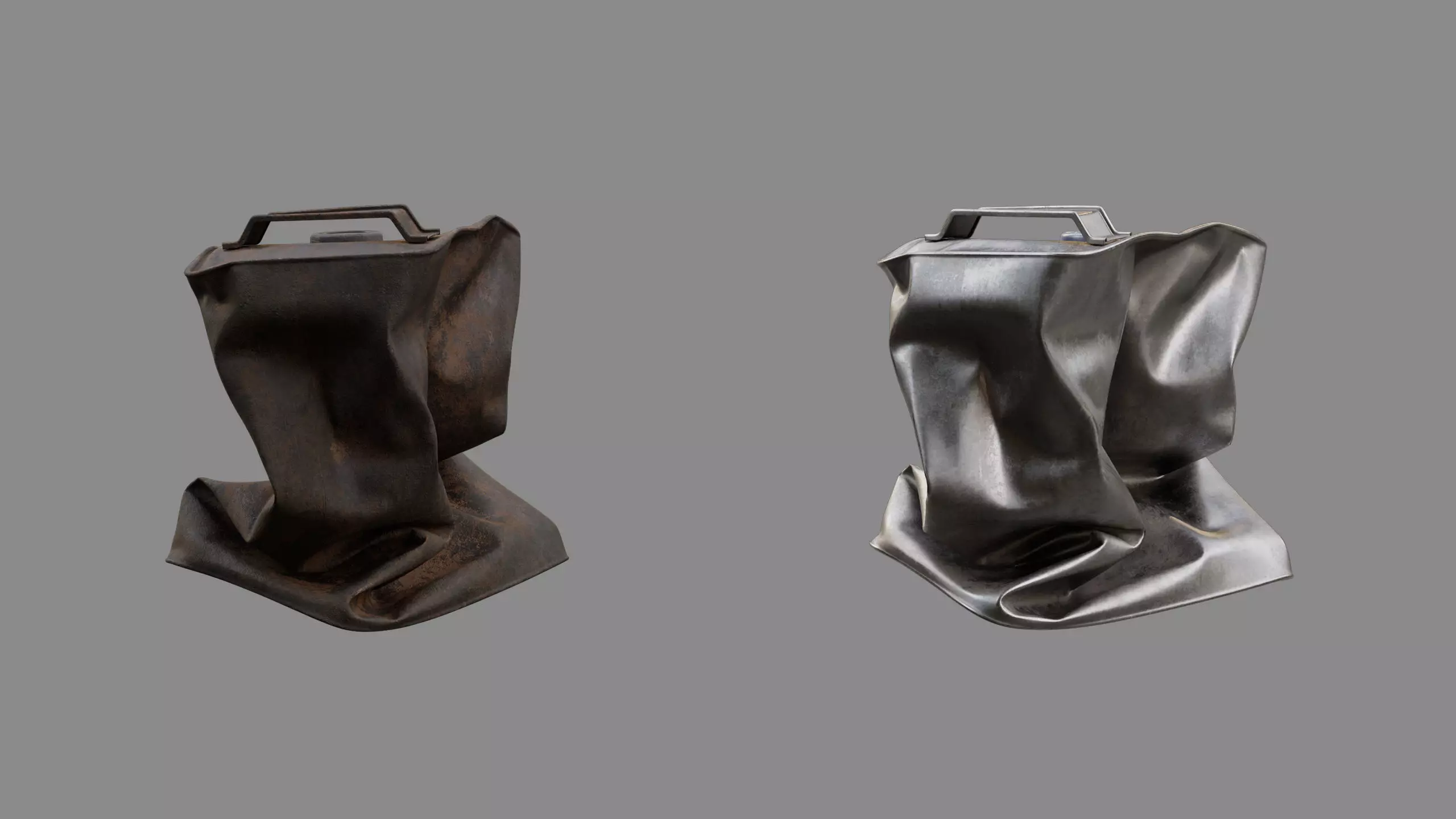 Crushed Paint Can Rectangular 06 3D model_5