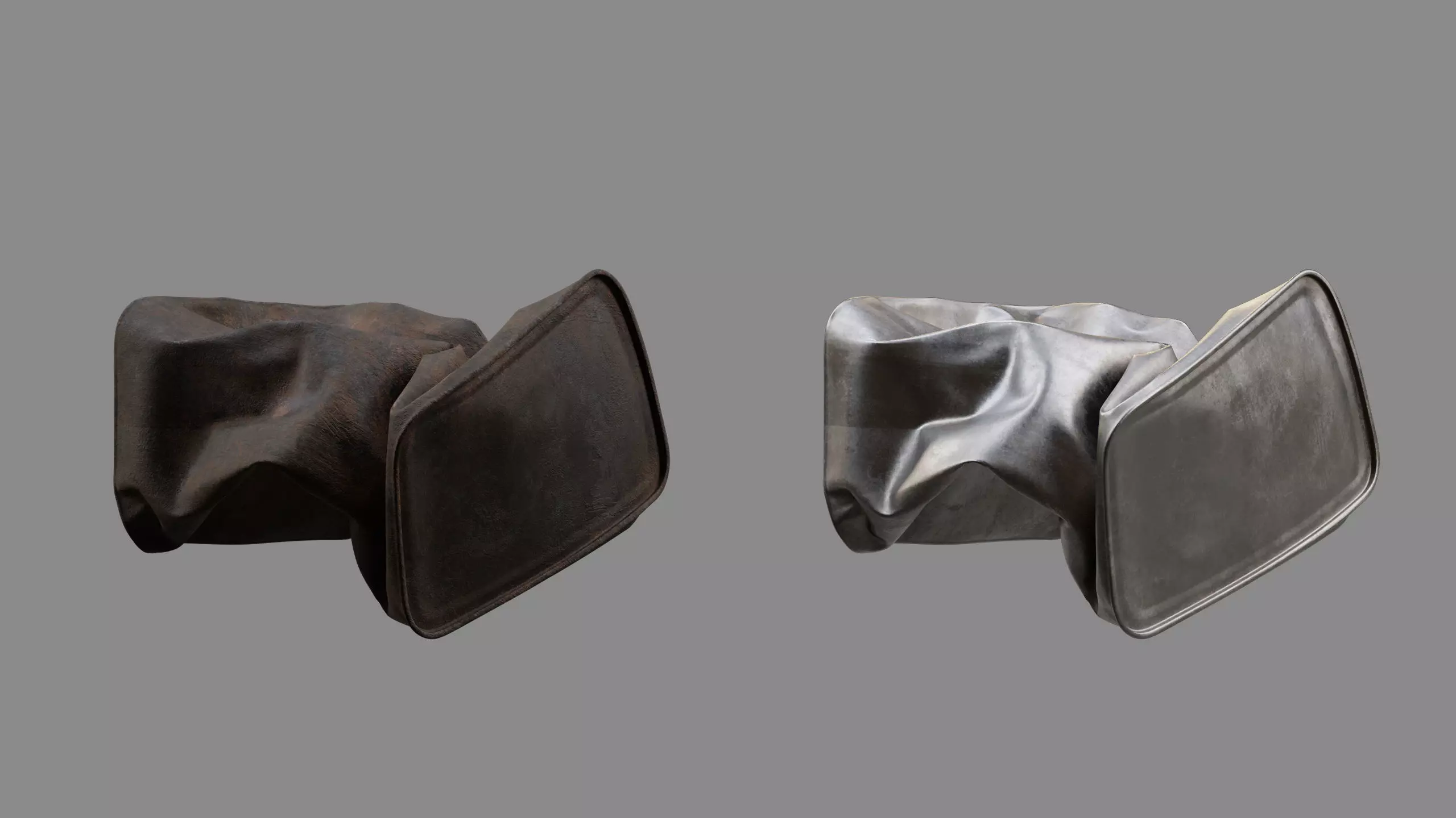 Crushed Paint Can Rectangular 06 3D model_11