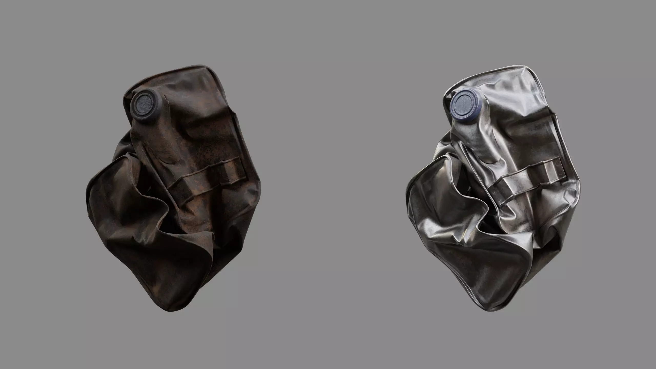 Crushed Paint Can Rectangular 07 3D model_2