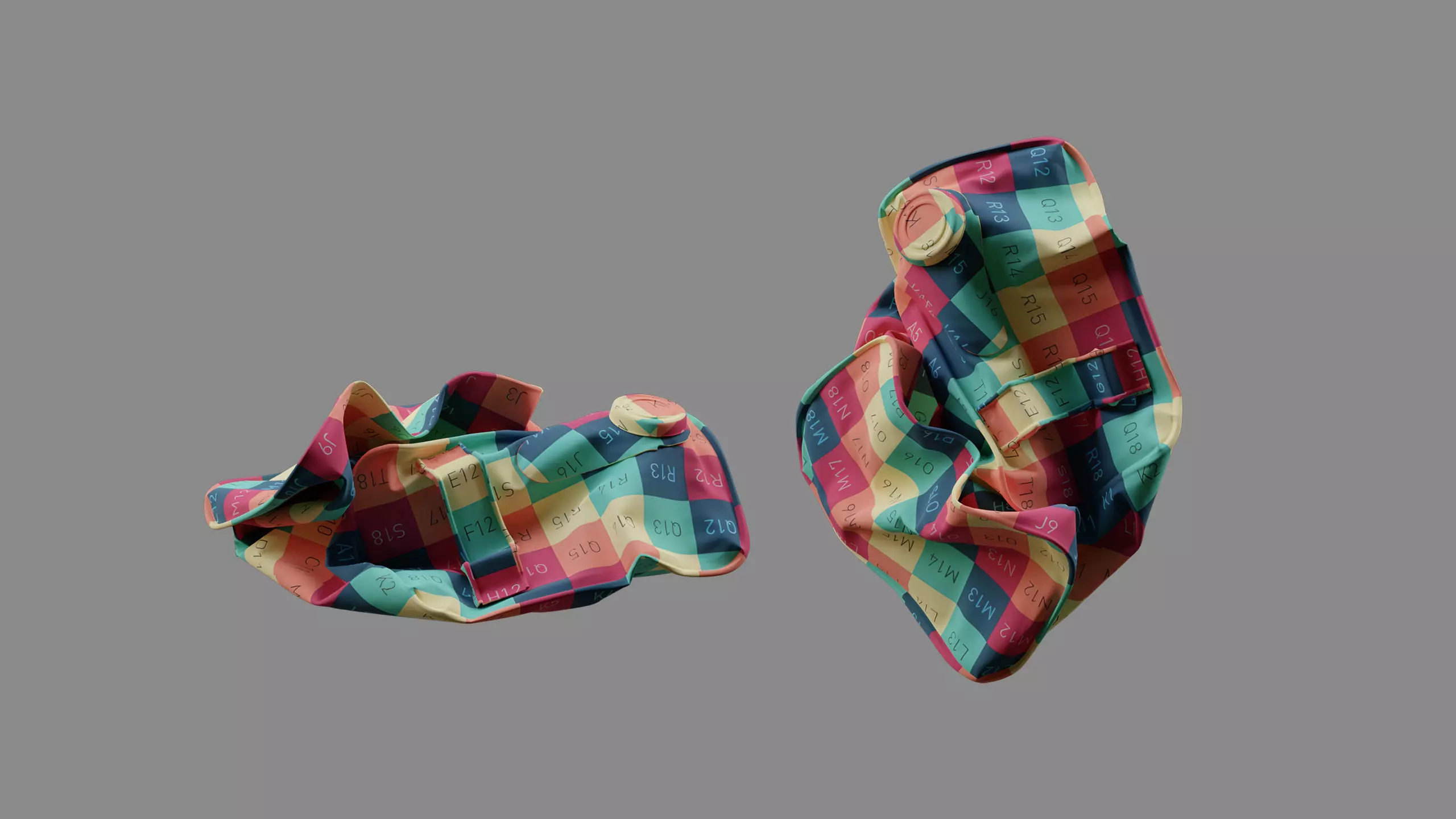 Crushed Paint Can Rectangular 07 3D model_15