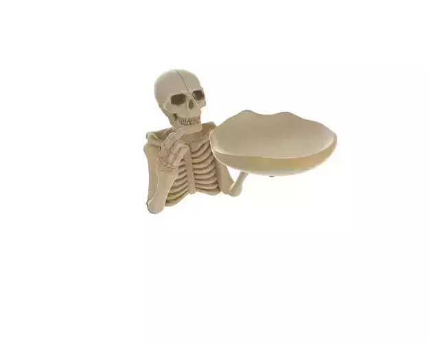 Skeleton Candy Bowl Halloween Bone Hand Treat Holder 3D print model