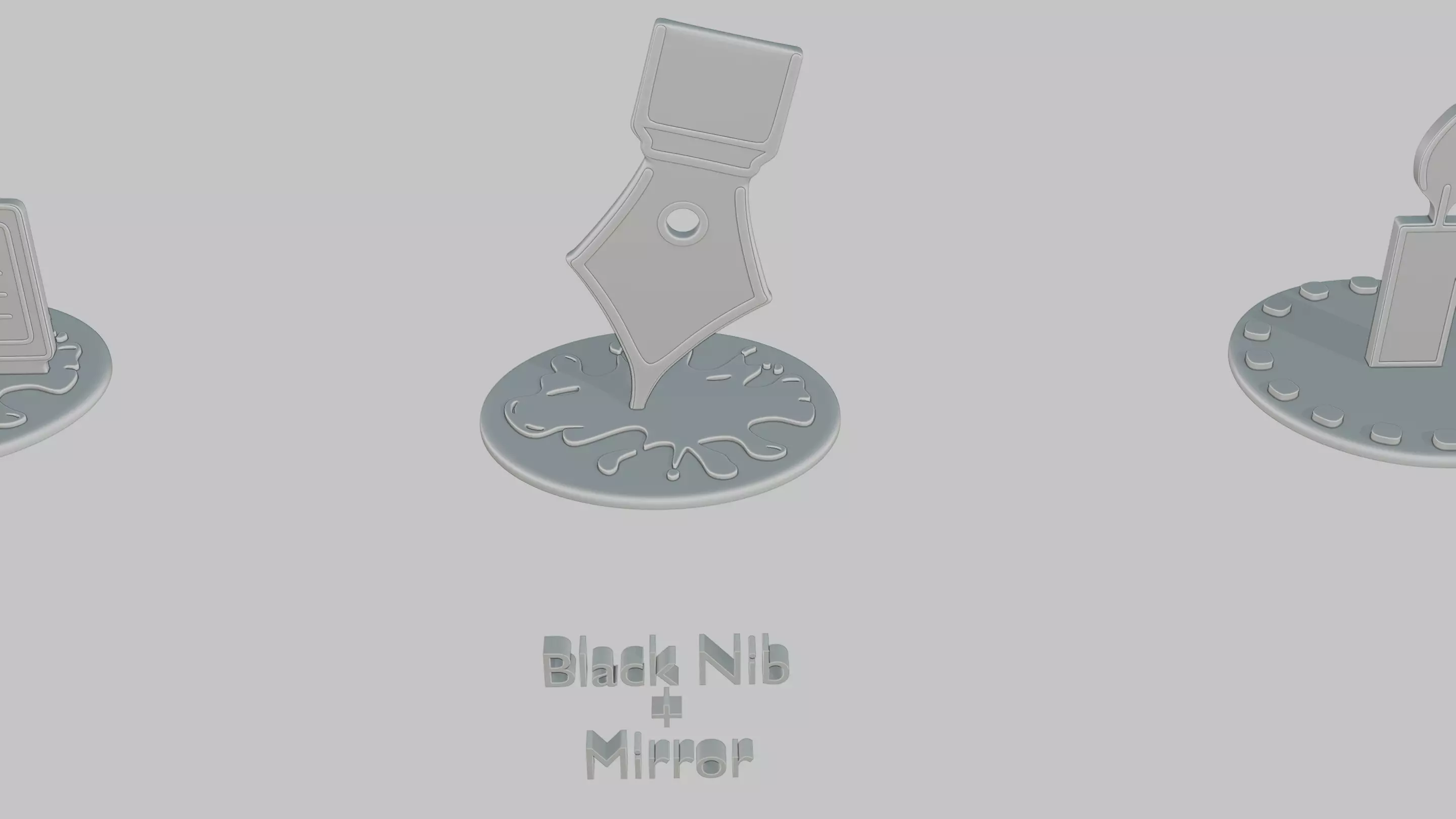 Dark Academia Mini Pack Emoji Statues 3D print model_5