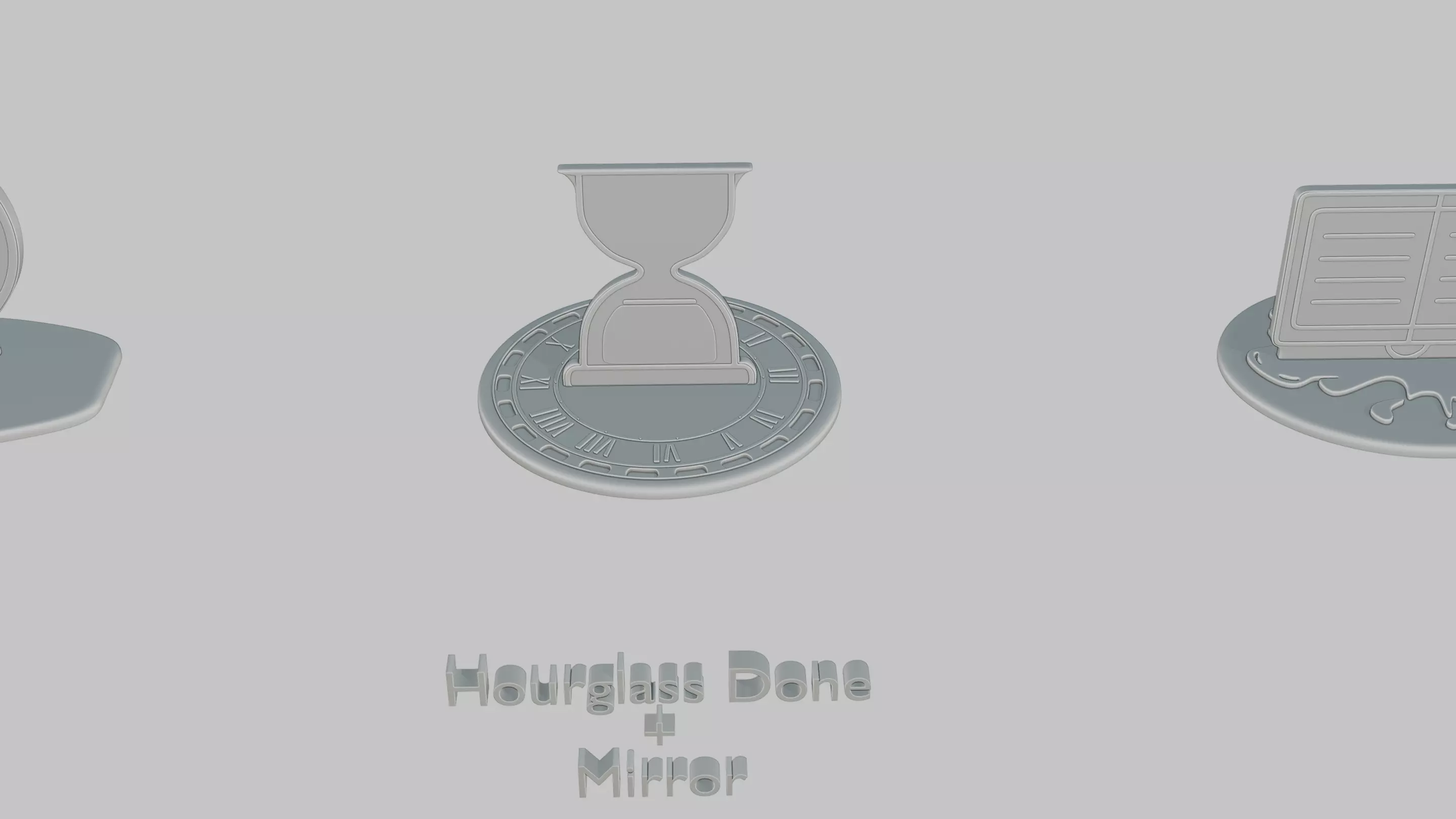 Dark Academia Mini Pack Emoji Statues 3D print model_3