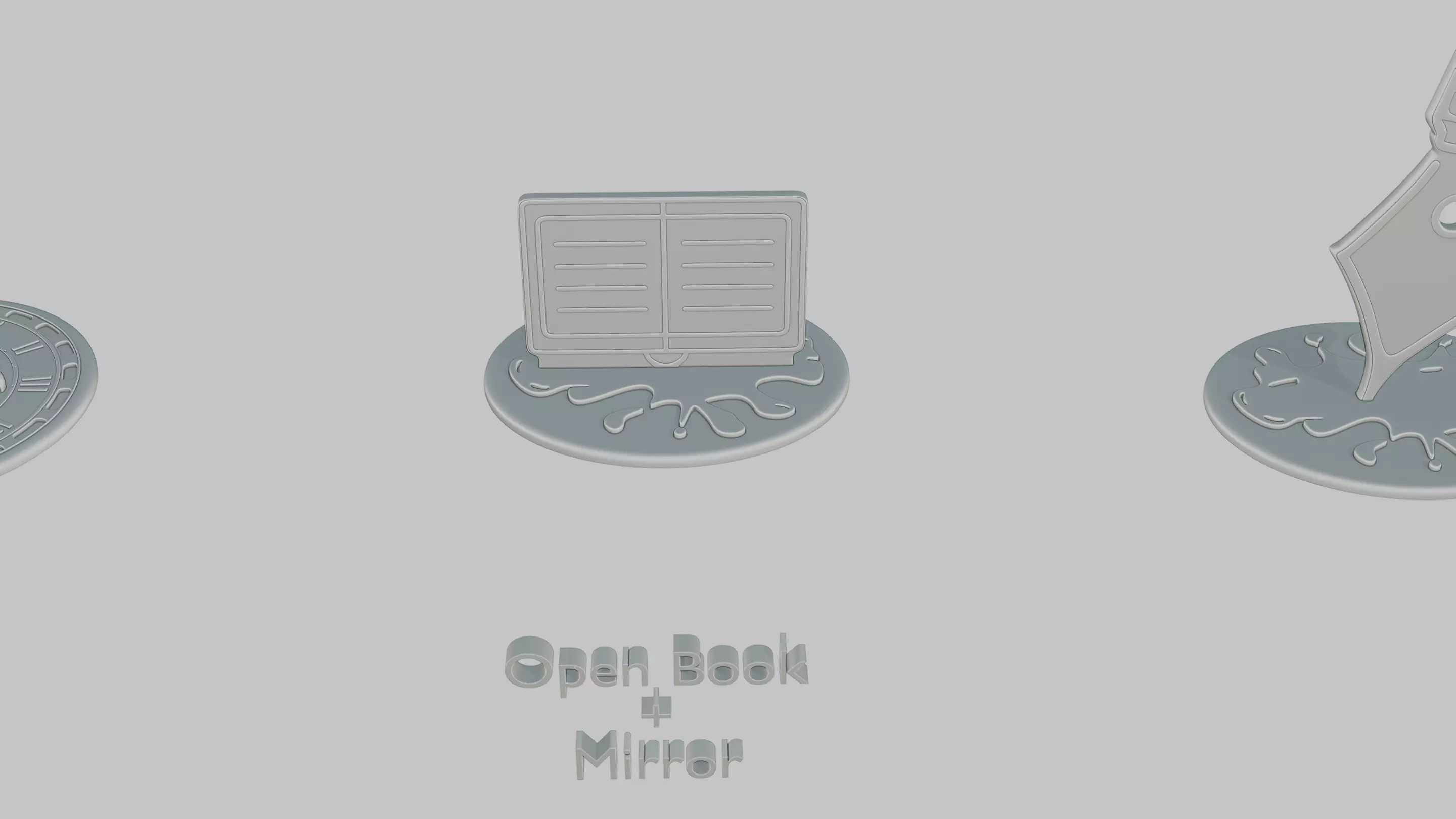 Dark Academia Mini Pack Emoji Statues 3D print model_4