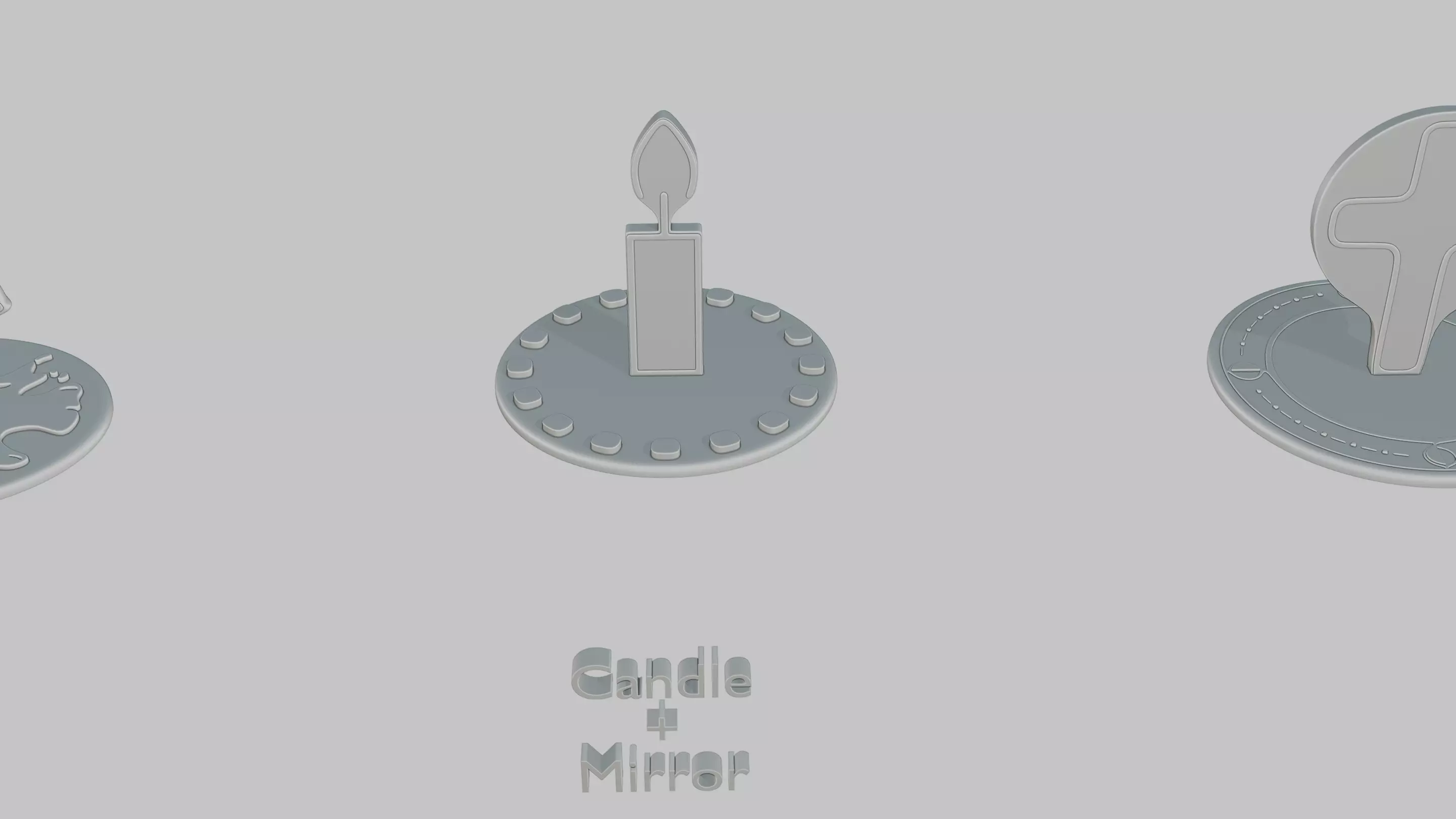 Dark Academia Mini Pack Emoji Statues 3D print model_6