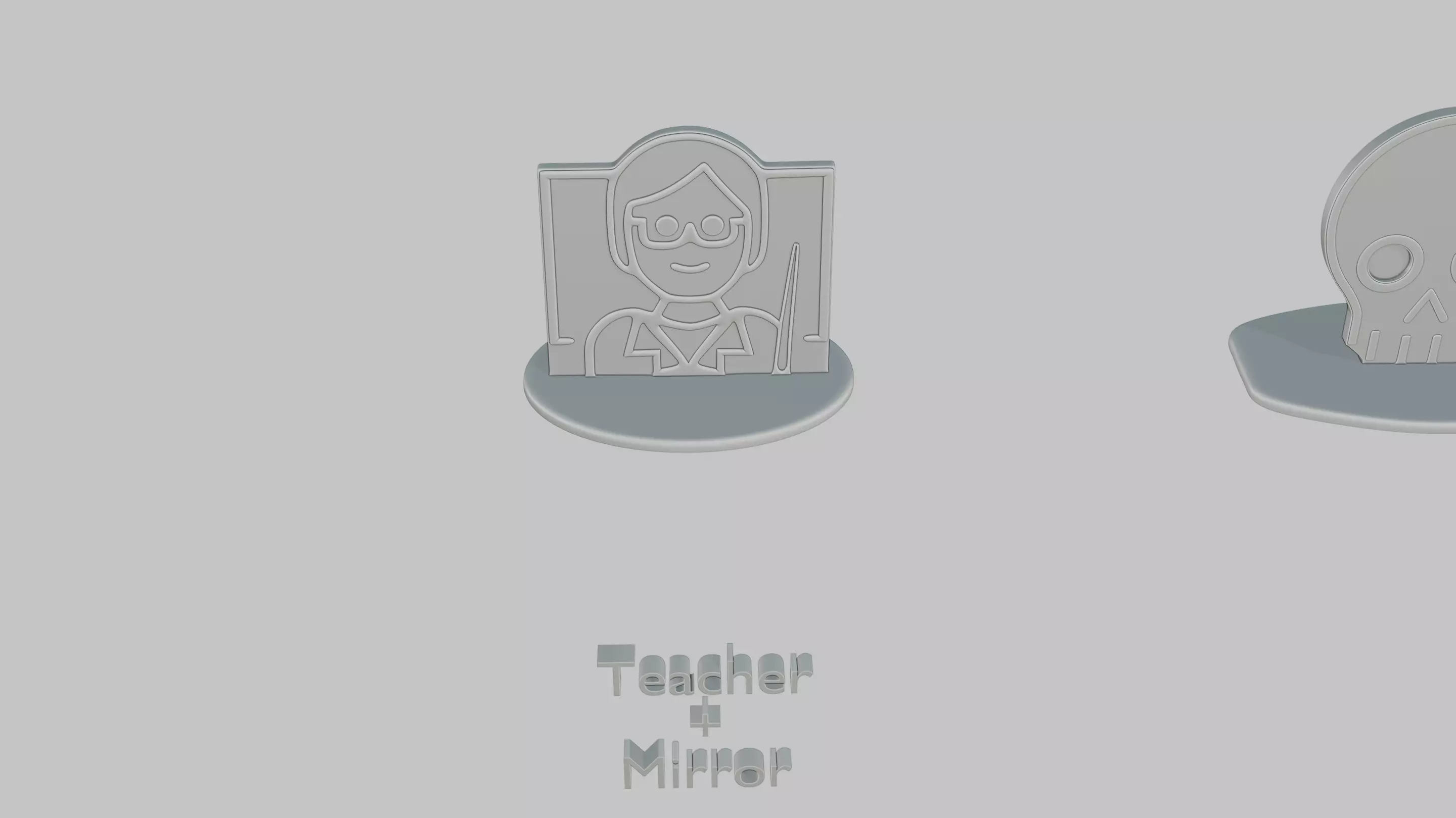 Dark Academia Mini Pack Emoji Statues 3D print model_1