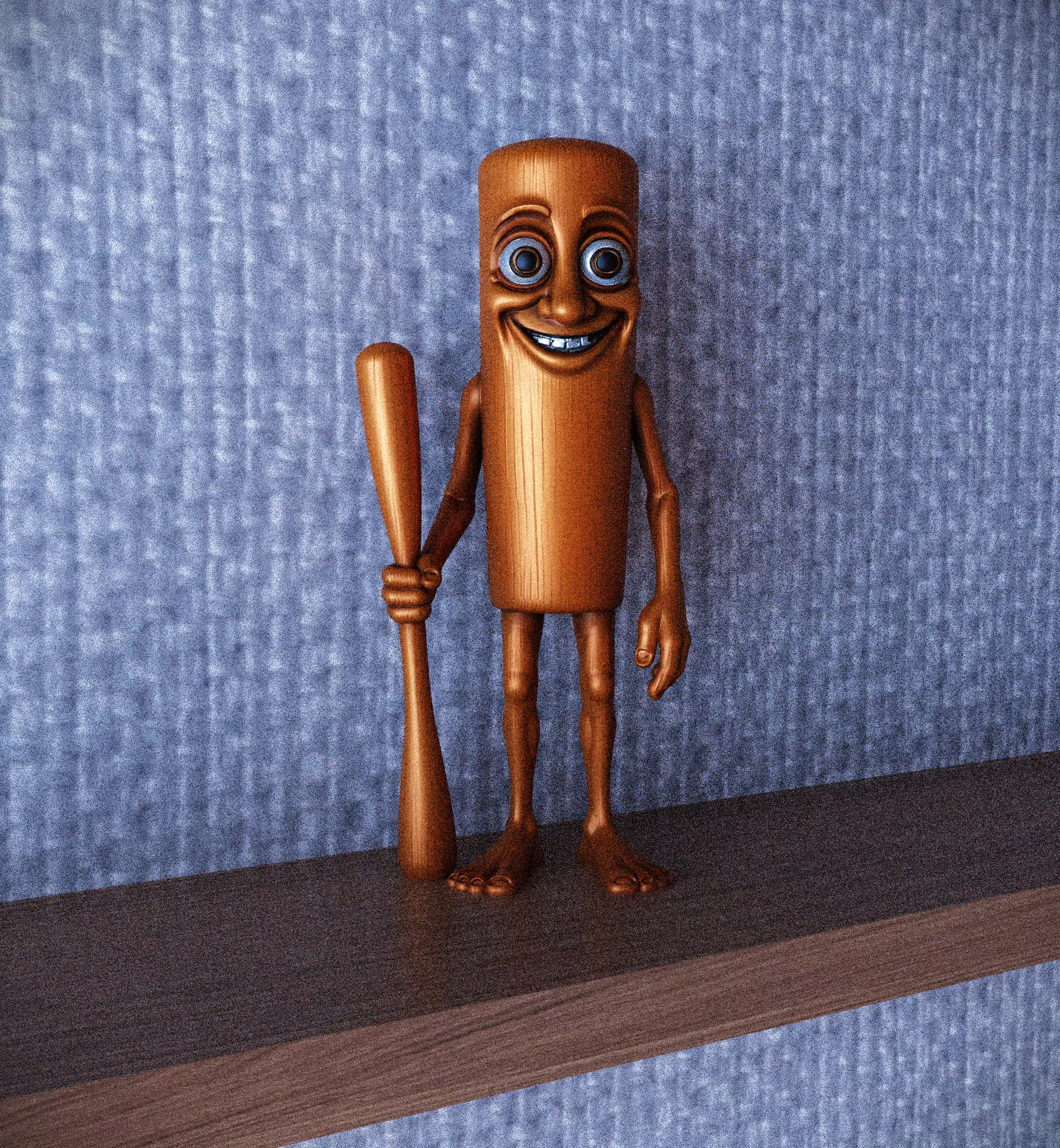 Tung Tung Tung Sahur brainrot italian memes 3D print model