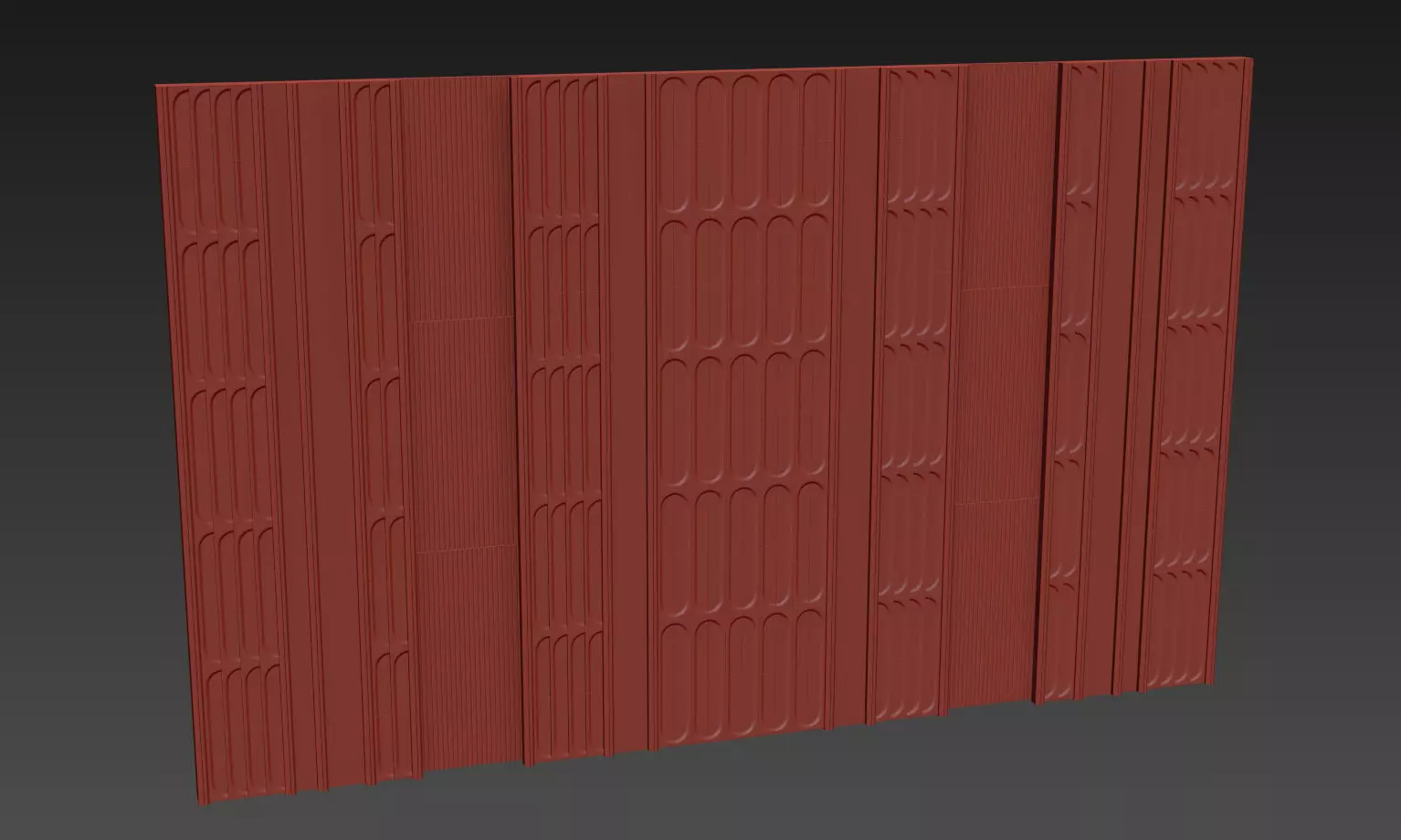 Decorative V66 Wall Panels 3D model_5
