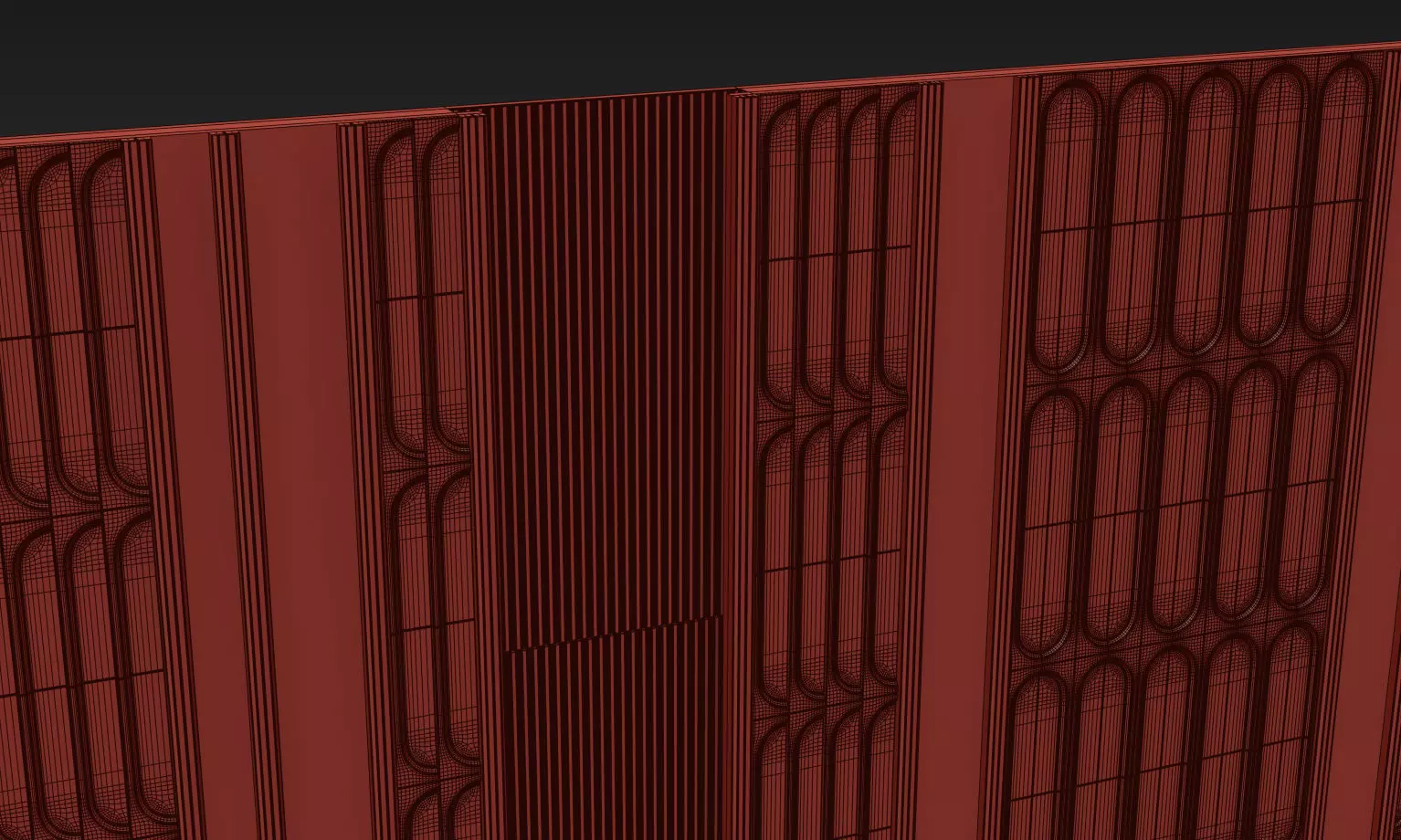 Decorative V66 Wall Panels 3D model_7