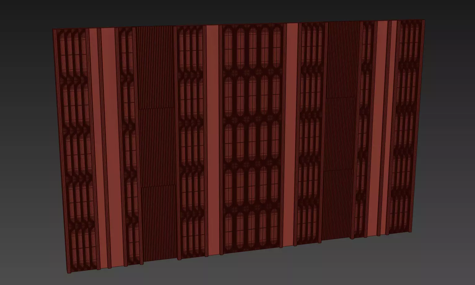Decorative V66 Wall Panels 3D model_6