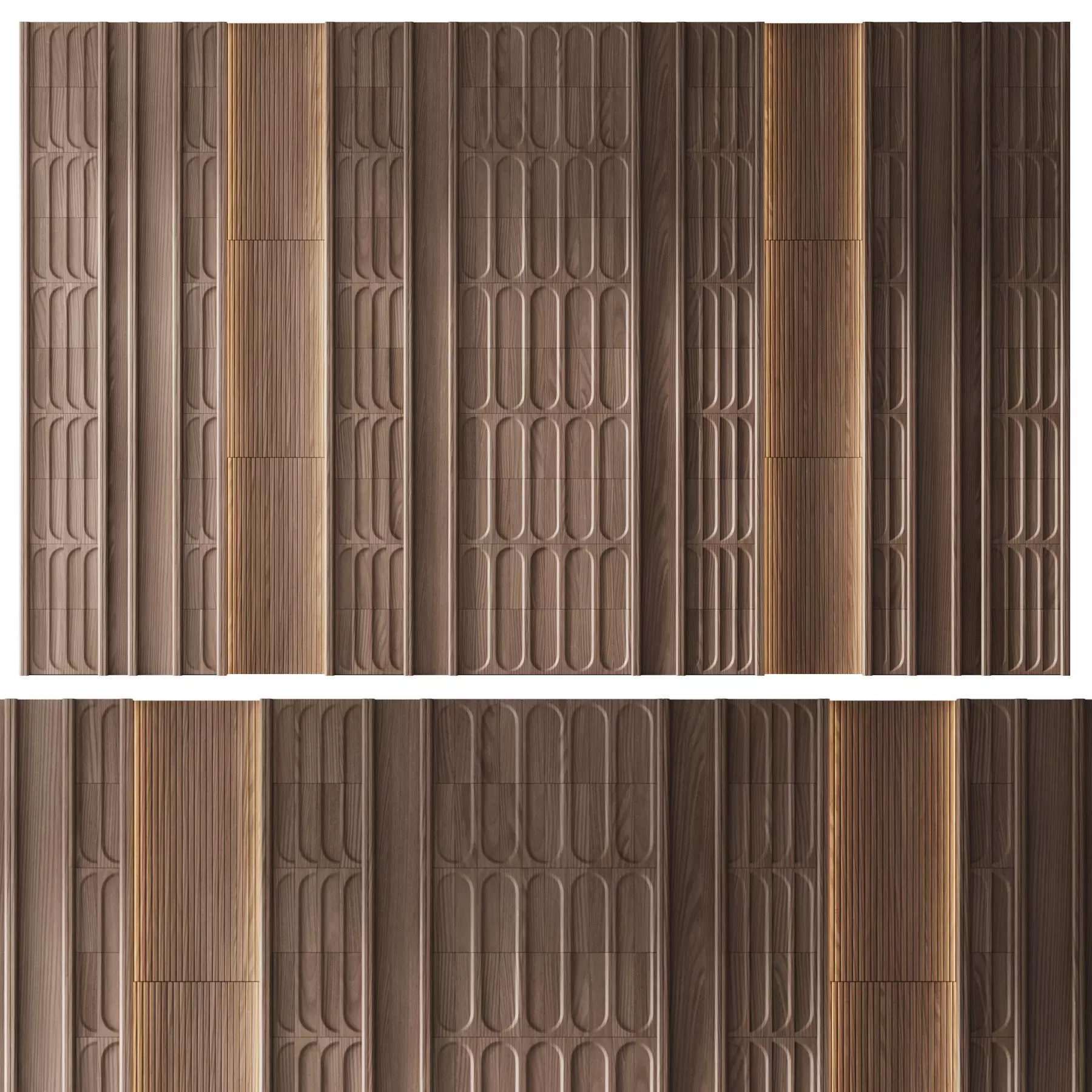 Decorative V66 Wall Panels 3D model_0