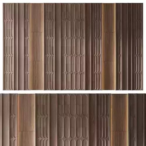 Decorative V66 Wall Panels 3D model