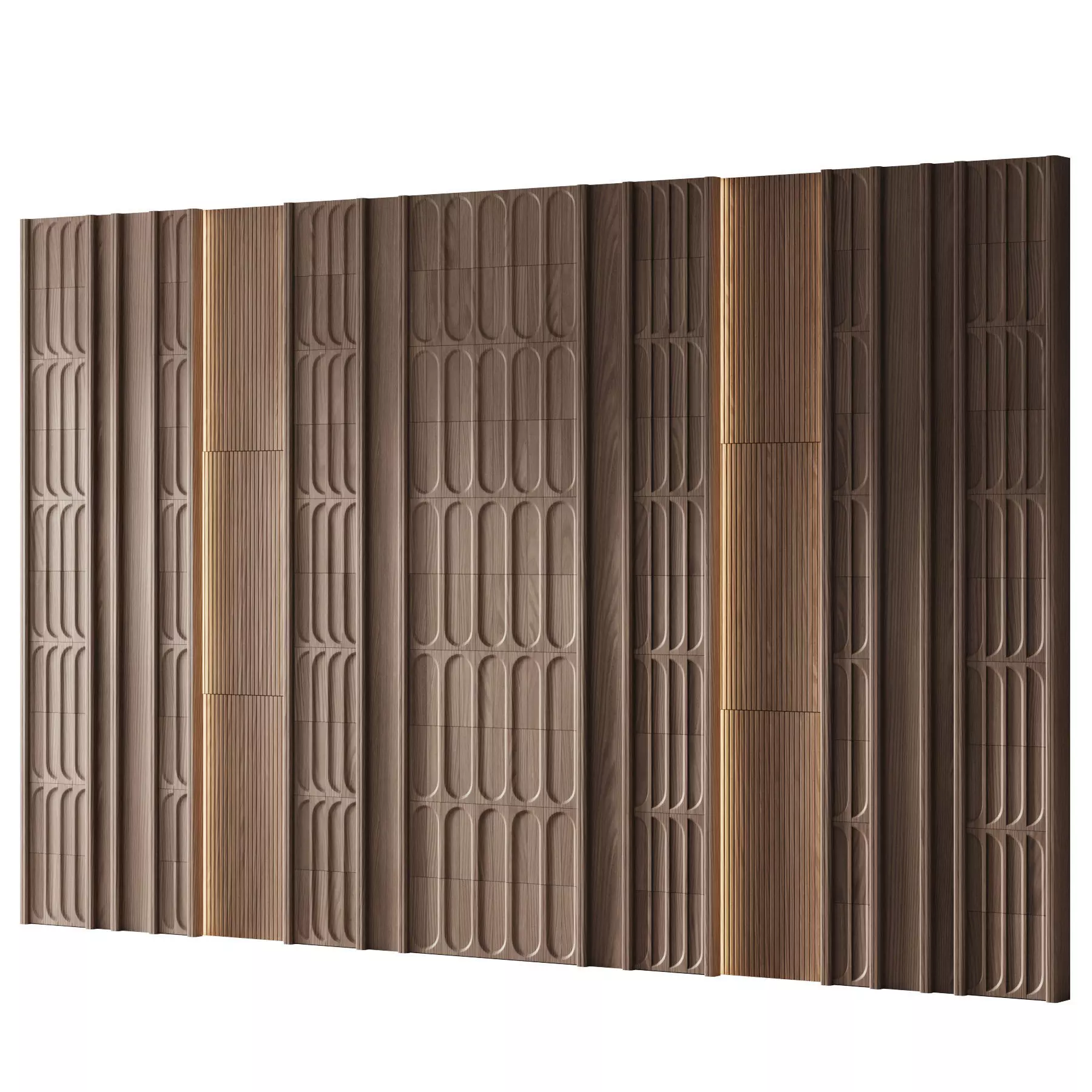 Decorative V66 Wall Panels 3D model_1