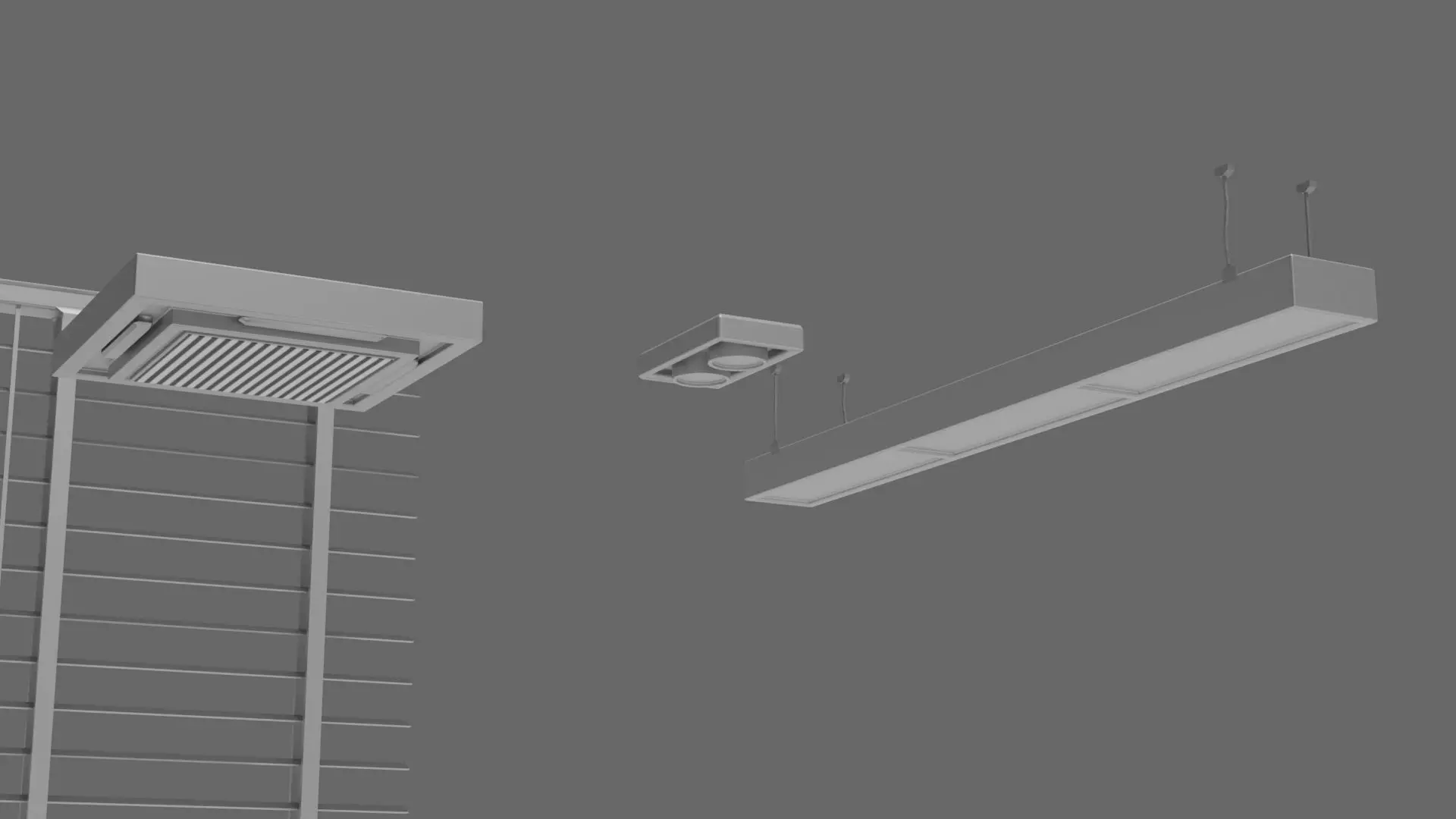 Office Interior Props Low-poly 3D model_4